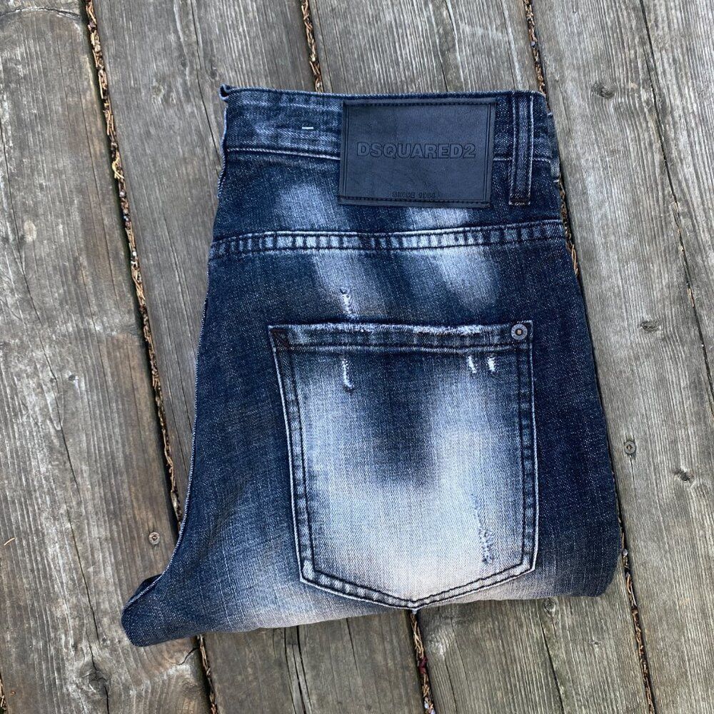 Dsquared2 Vintage DSQuared2 Designer Denim Jeans Size 48 MultiFade Gr Size US 34 / EU 50 - 6 Thumbnail