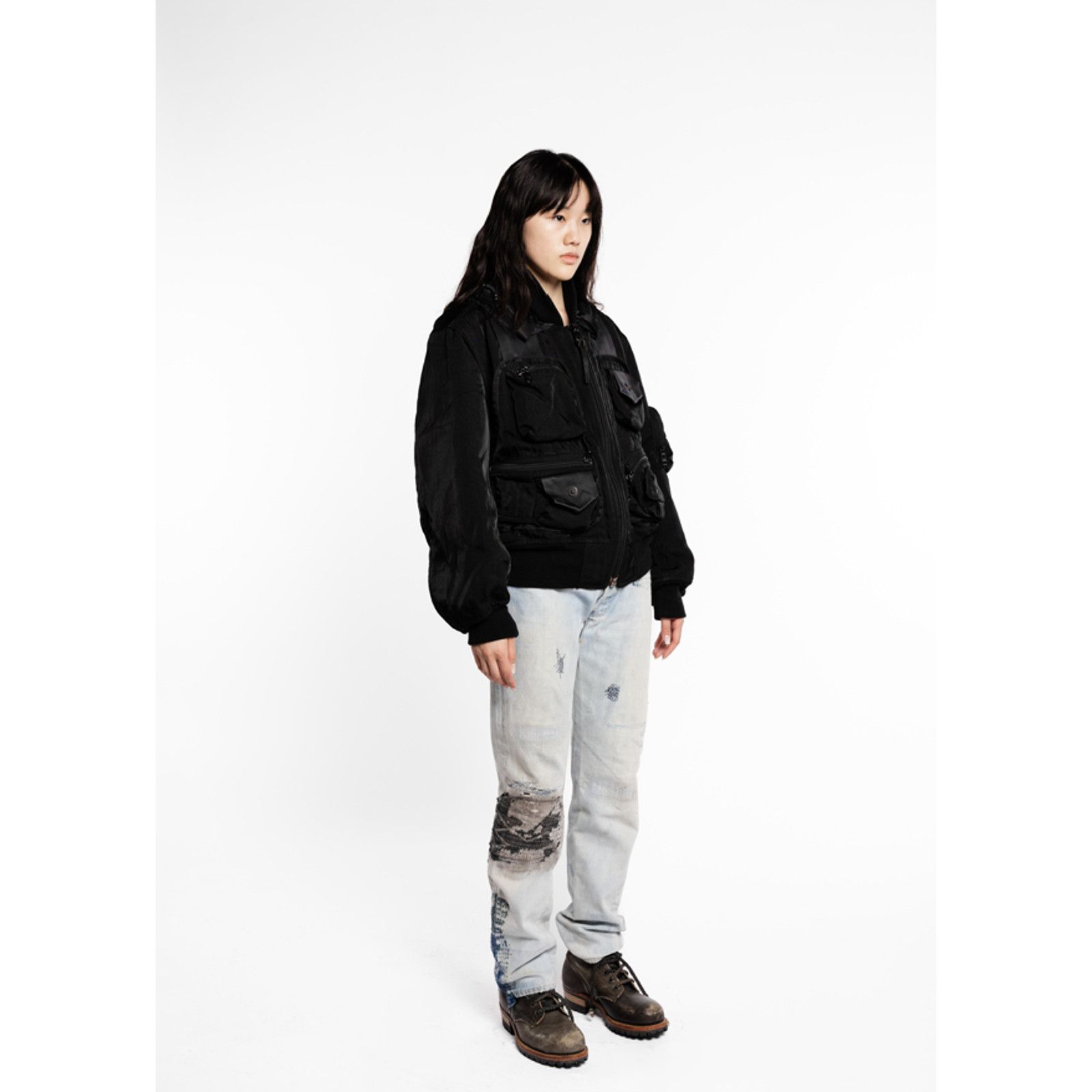 Issey Miyake '96 Cargo Bomber Jacket Size US M / EU 48-50 / 2 - 11 Thumbnail