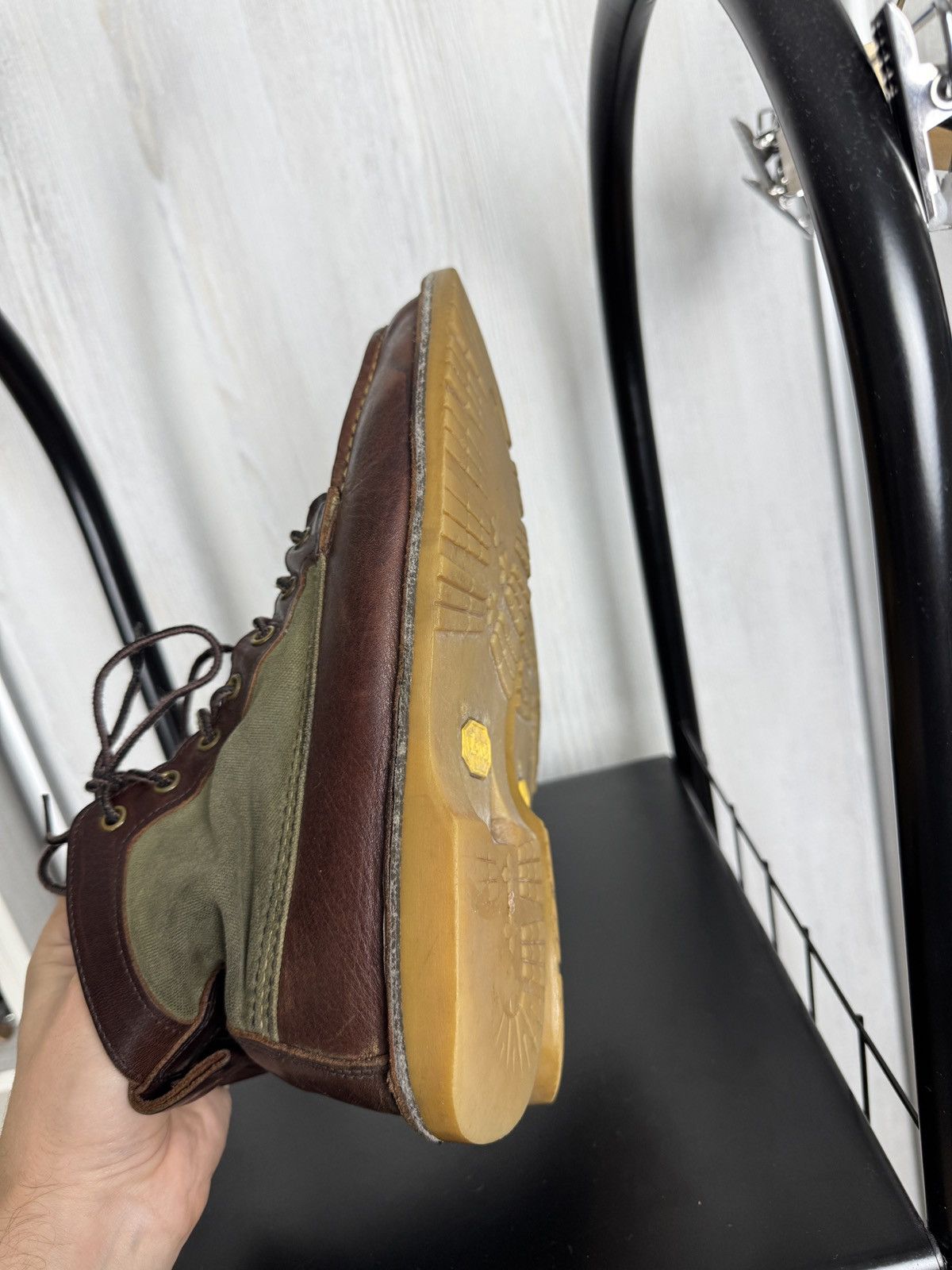 Red Wing Red Wing Weekender Moc 3336 Briar With Olive Canvas Boots Size US 8.5 / EU 41-42 - 13 Thumbnail