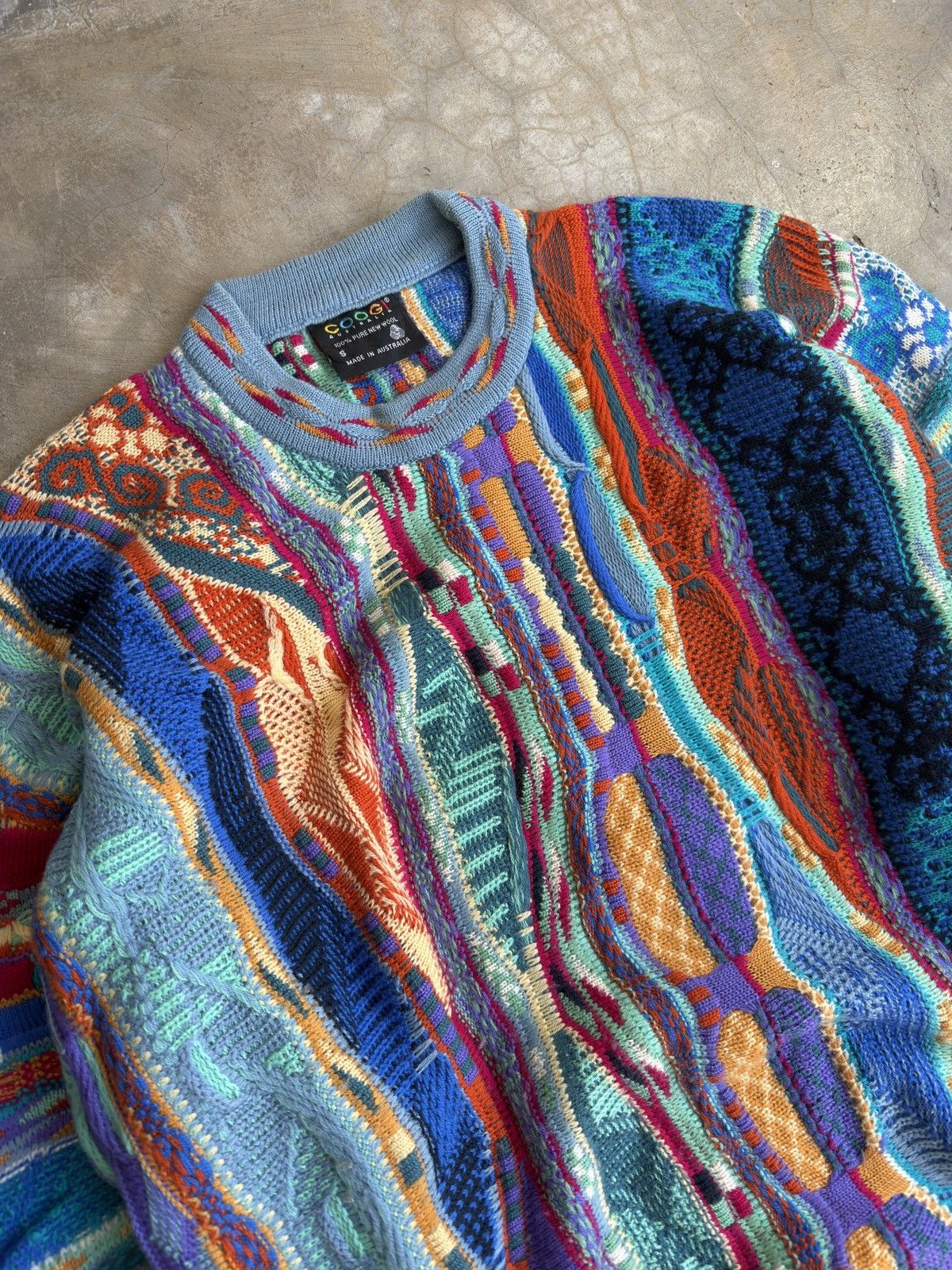 Coogi Coogi Australia 3d knit sweater size tagged S fits L/XL Size US L / EU 52-54 / 3 - 4 Thumbnail