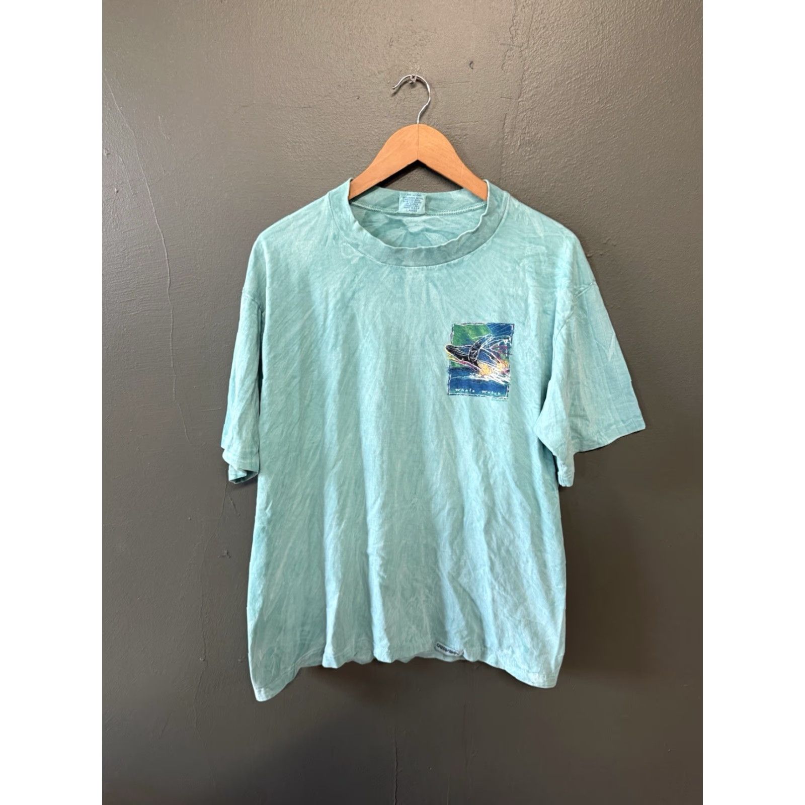 Vintage VINTAGE Crazy Shirts Mens Blue Short Sleeve T-Shirt L Whale Watch Suze Large Shirt Mens Blue Short Sleeve T-Shirt Whale Watch Suze Large Size US L / EU 52-54 / 3 - 2 Thumbnail
