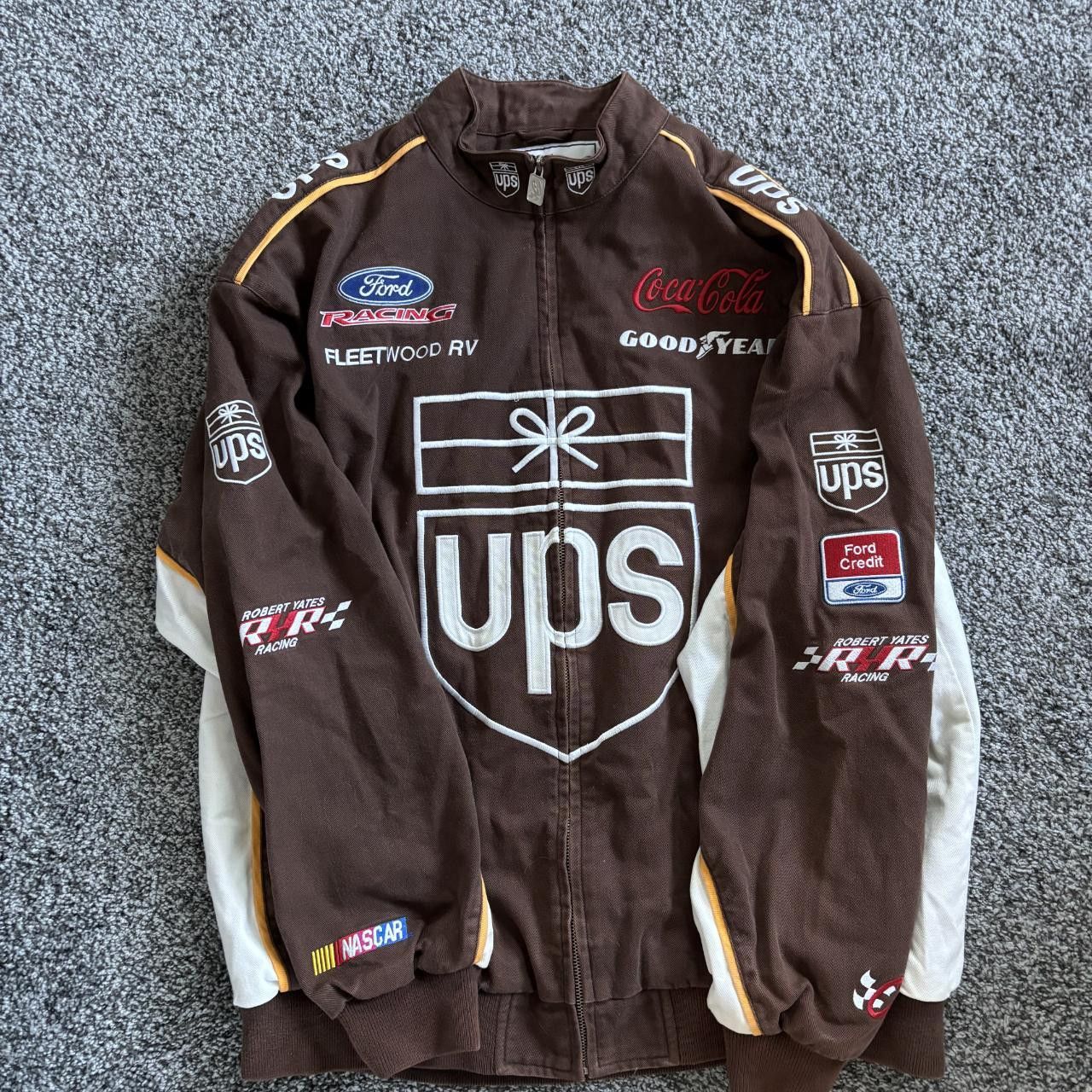 Chase Authentics Vintage XL Chase Authentics UPS Racing Jacket Size US XL / EU 56 / 4 - 1 Thumbnail