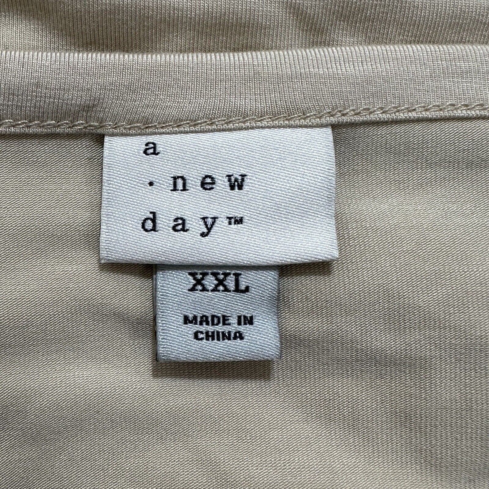 Other A New Day XXL Maternity Pullover T Shirt Tan Beige Tee Size XXL / US 16-18 / IT 52-54 - 3 Thumbnail