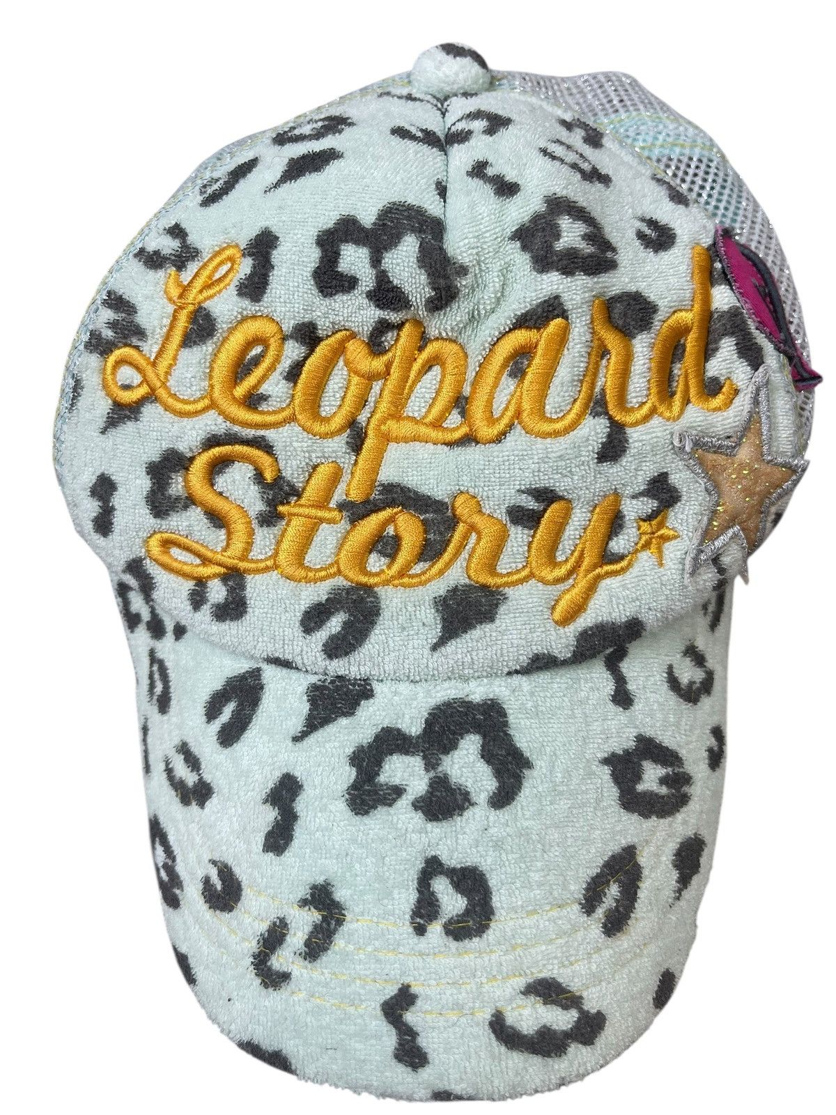 Japanese Brand Vintage Leopard Story Trucker Hat Streetwear Size ONE SIZE - 10 Thumbnail
