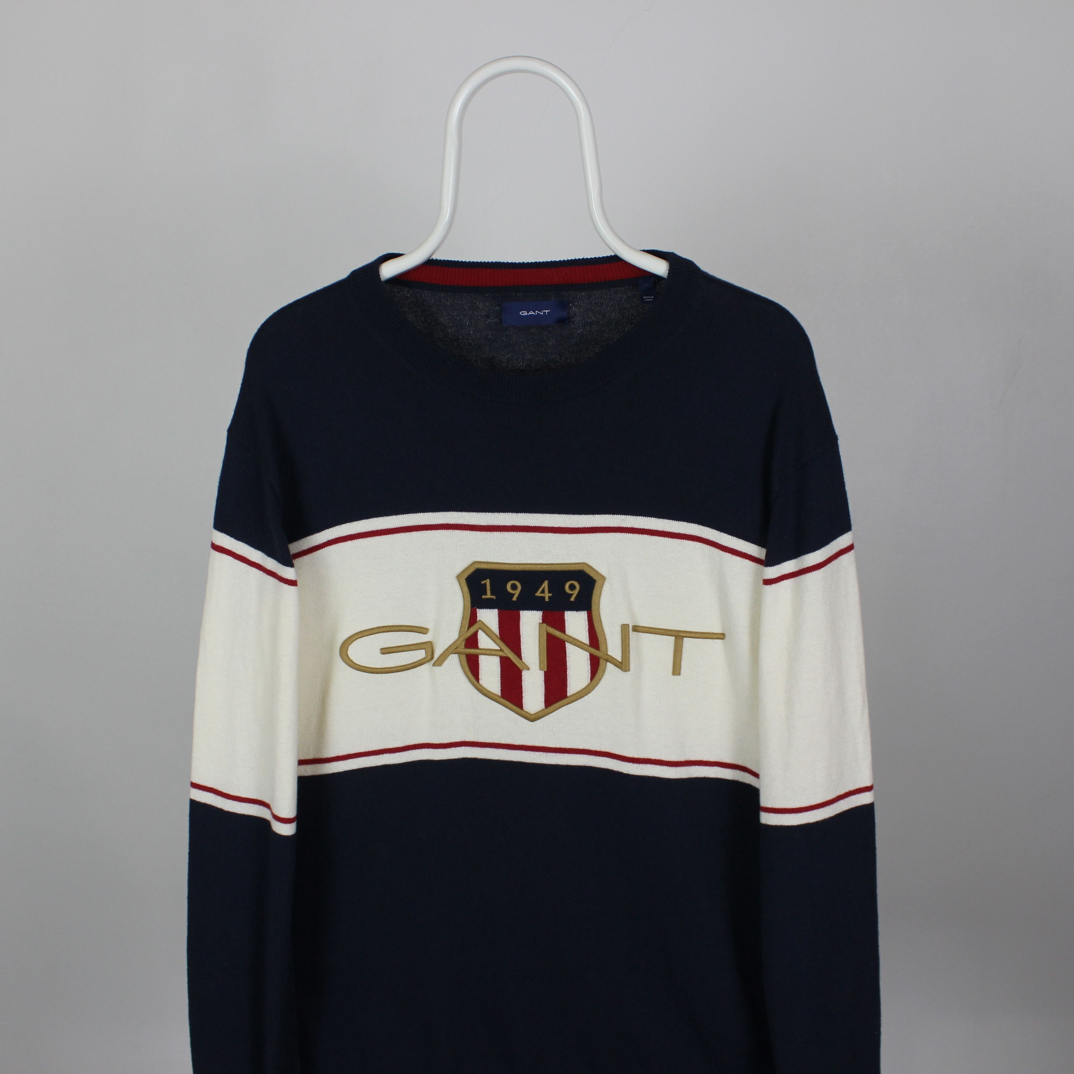 Gant GANT sweater men cashmere cotton centr logo XL Size US XL / EU 56 / 4 - 5 Thumbnail