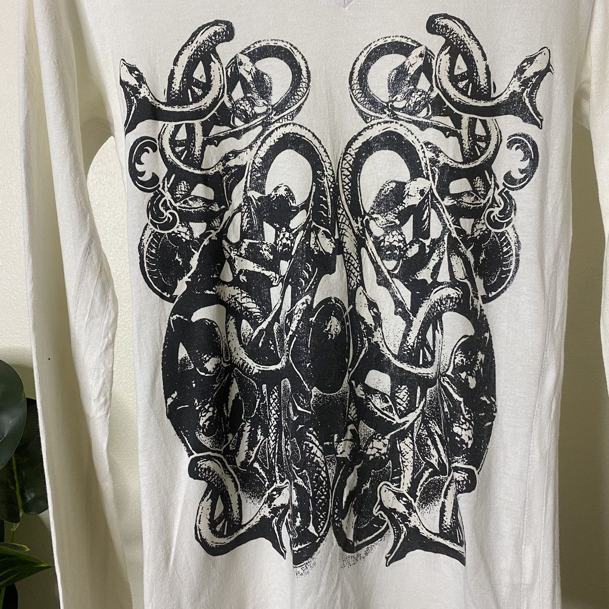 If Six Was Nine Snakes Affliction Japan Cyber Gothic Punk Grunge LGB LS Size S / US 4 / IT 40 - 2 Thumbnail