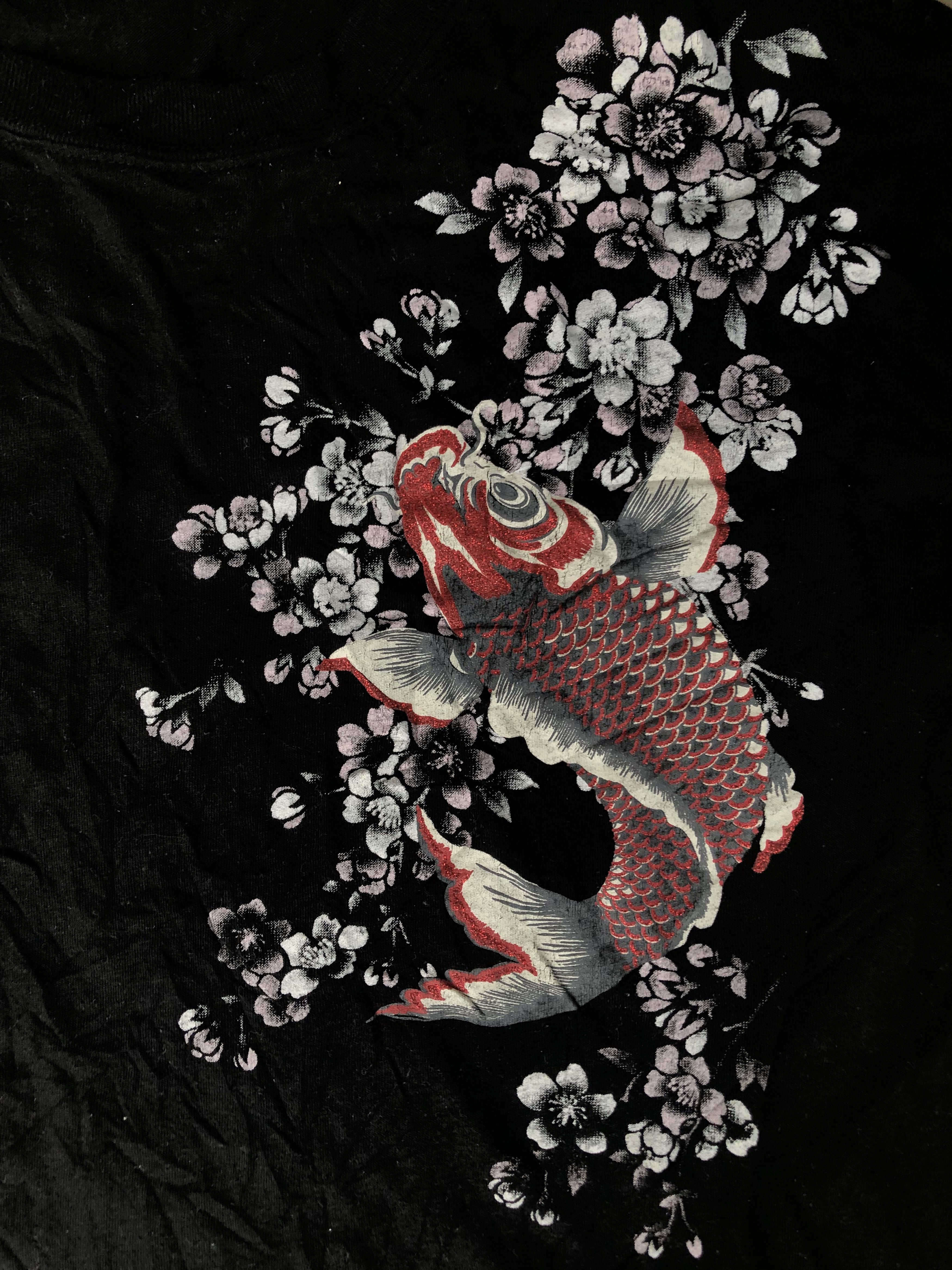 Japanese Brand Rare! Bullet Noise Traditional Sukajan Koi Fish Size US XL / EU 56 / 4 - 4 Thumbnail