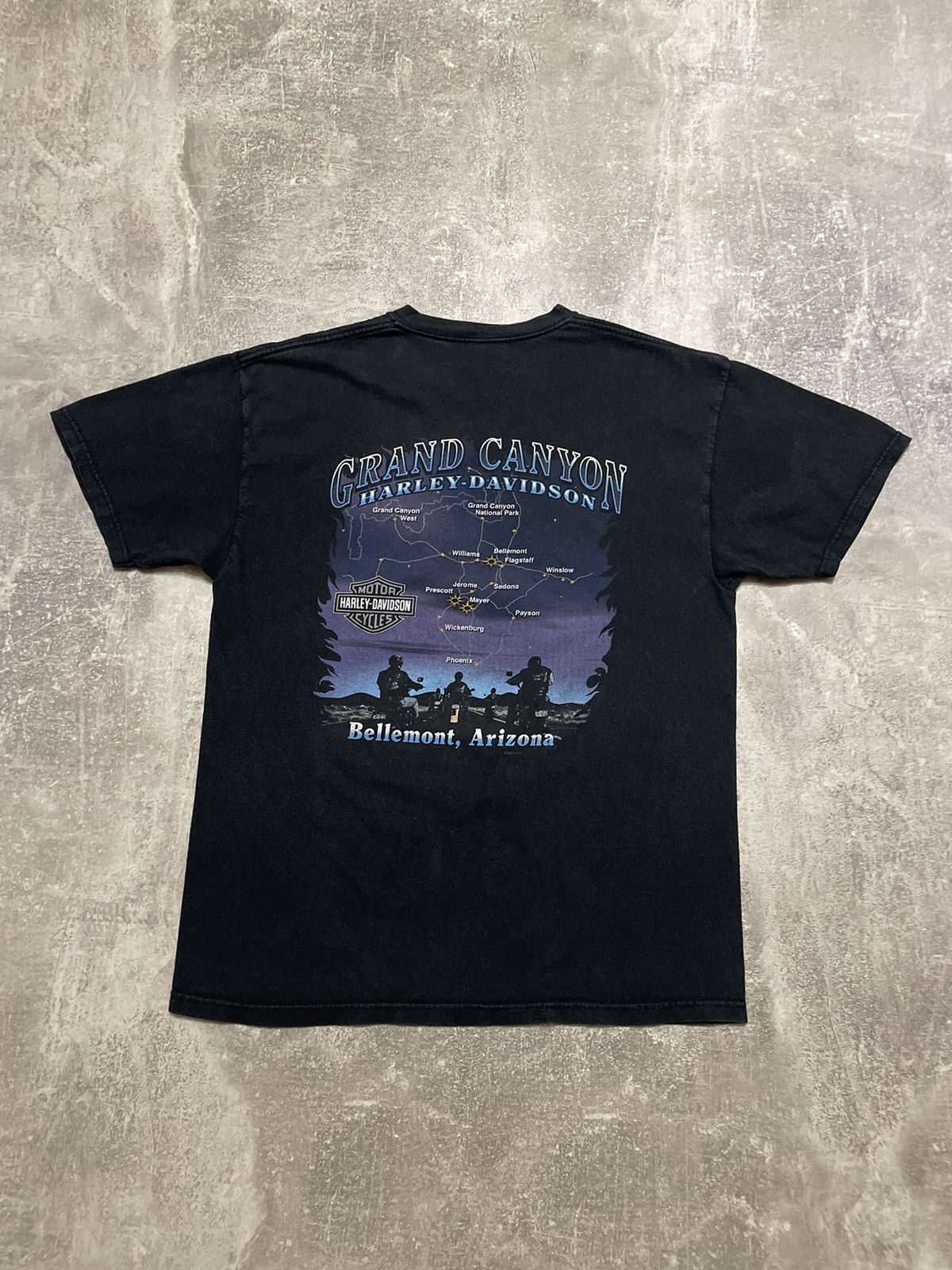 Band Tees Vintage Harley Davidson 2003-2005 Grand Canyon T-Shirt Size US L / EU 52-54 / 3 - 10 Thumbnail