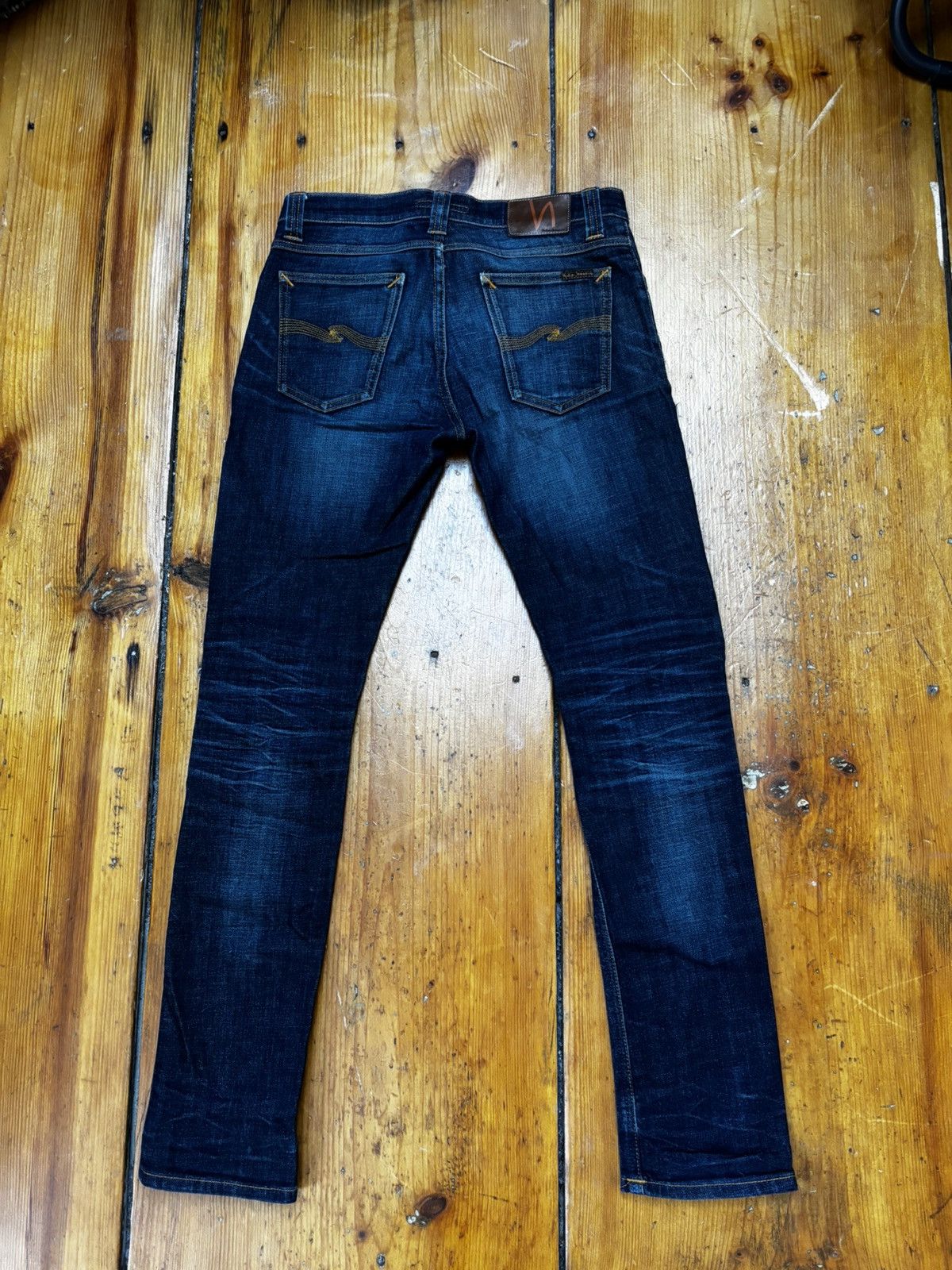 Nudie Jeans Nudie jeans gloom blue tube tom indigo skinny denim Size US 30 / EU 46 - 3 Thumbnail