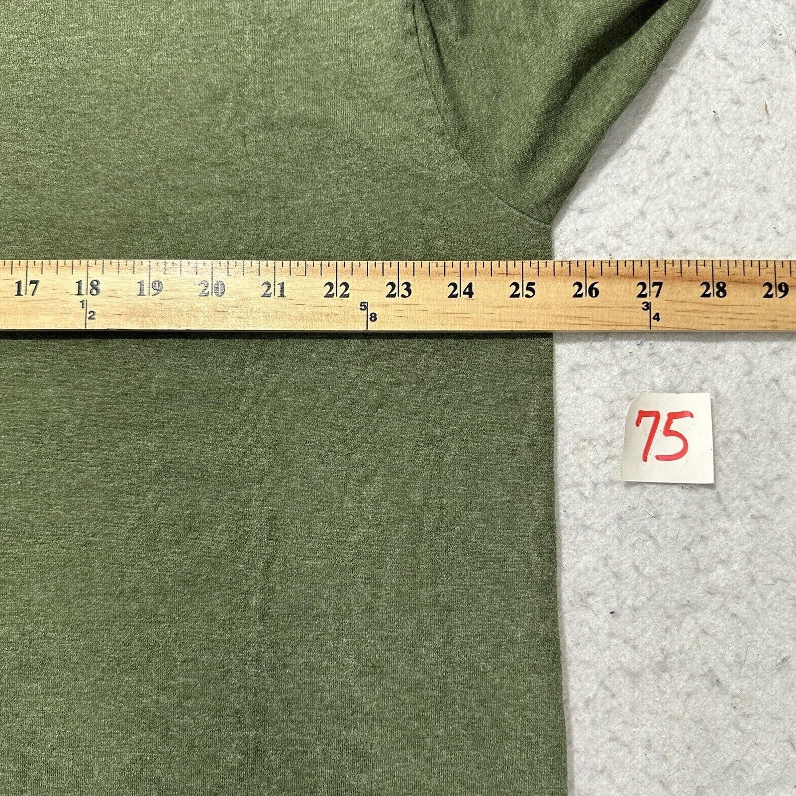 Fruit Of The Loom Fruit of the Loom XXL Olive Green Crewneck Pullover T Shirt Size US XXL / EU 58 / 5 - 7 Thumbnail