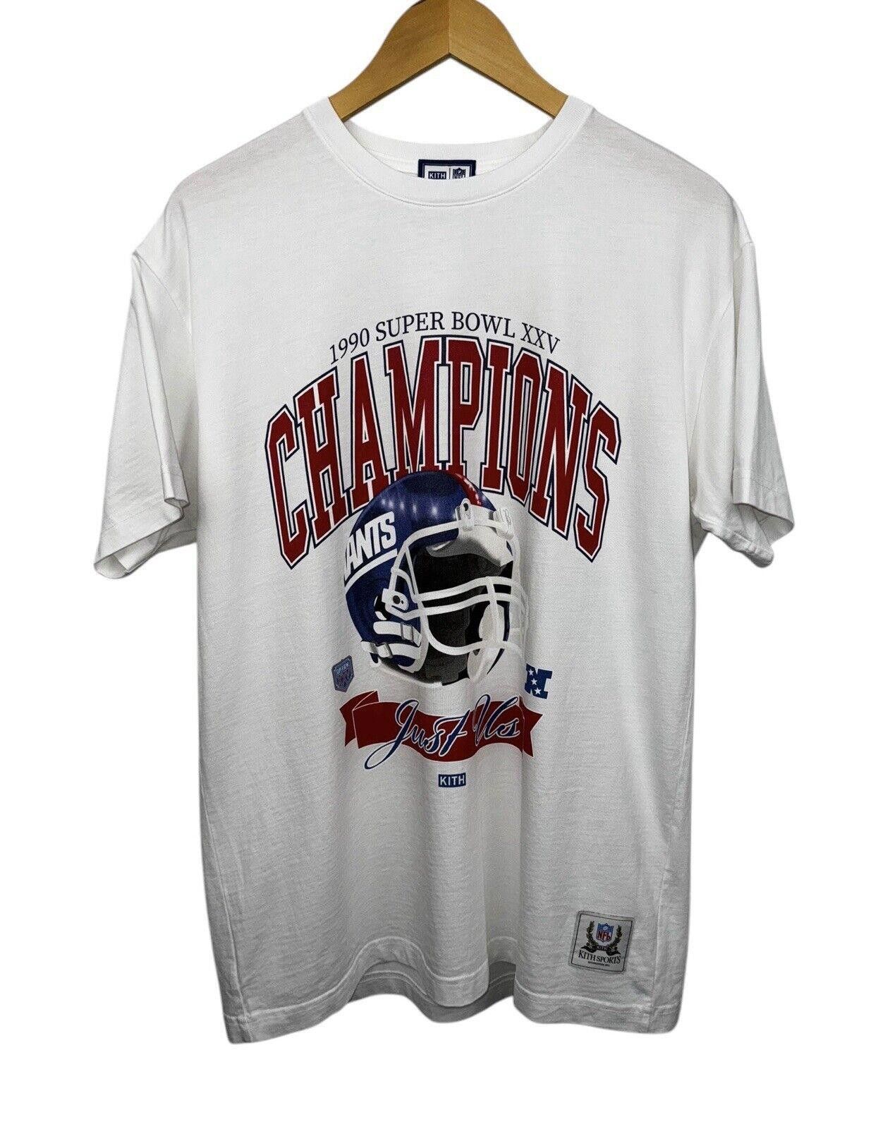 Kith Kith x NFL Giants Superbowl Vintage Tee Shirt Sz M RARE Size US M / EU 48-50 / 2 - 1 Thumbnail
