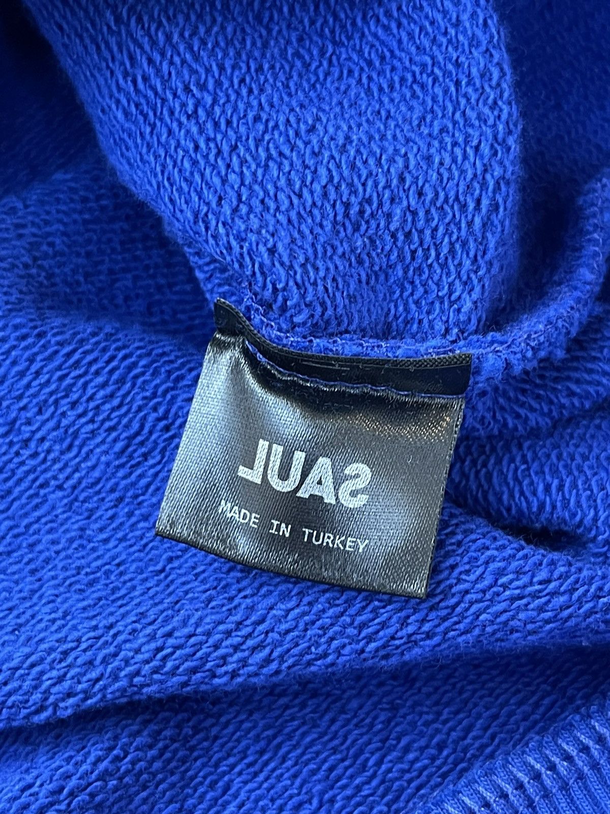 Saul Nash !DS! SS23 Saul Nash Electric Blue Overlock Stitch Sweatshirt Size US M / EU 48-50 / 2 - 18 Thumbnail