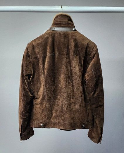 Tom Ford o1sm1stk0124 Cashmere Suede Sharing Trucker Jacket in Brown Size US L / EU 52-54 / 3 - 5 Thumbnail