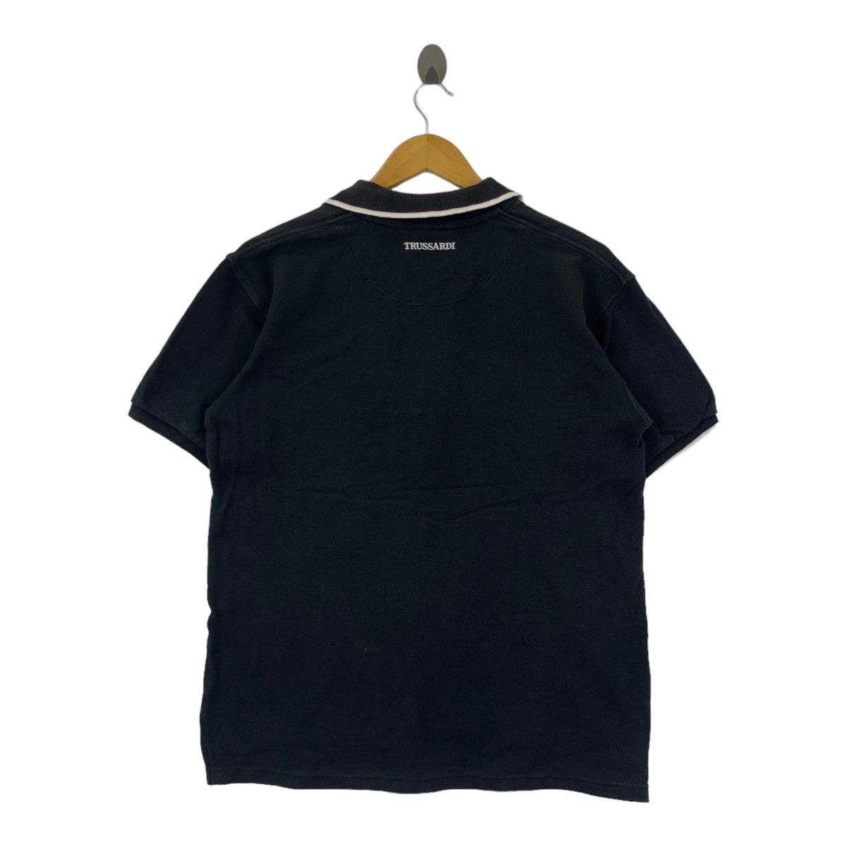 Other Vintage TRUSSARDI MAGLIE ITALY Pocket Polo Tee Shirt Size M / US 6-8 / IT 42-44 - 4 Thumbnail