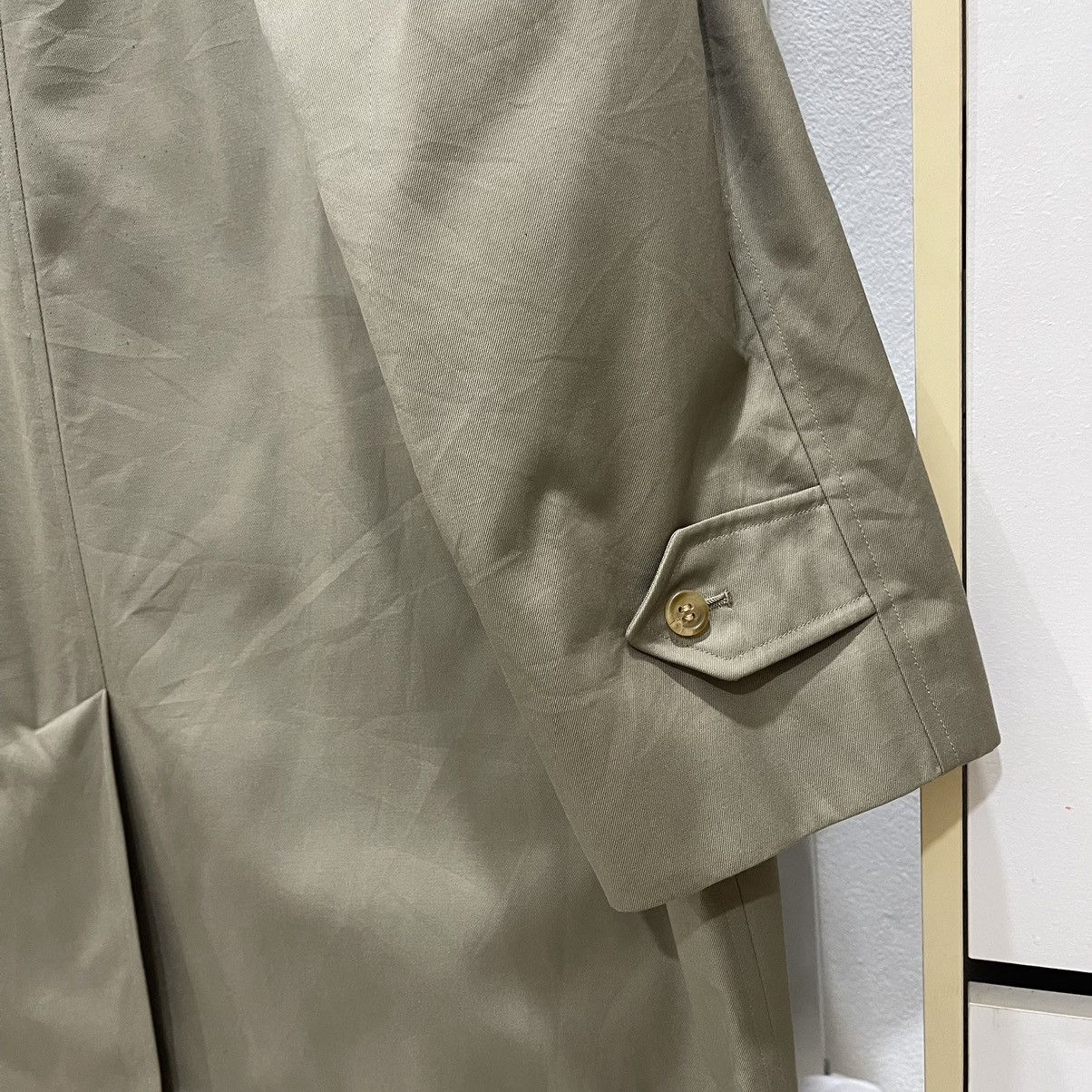Burberry × Burberry Prorsum × Vintage Vintage 90s Burberrys London Nova Check Trench Coat Jacket Size US M / EU 48-50 / 2 - 24 Thumbnail