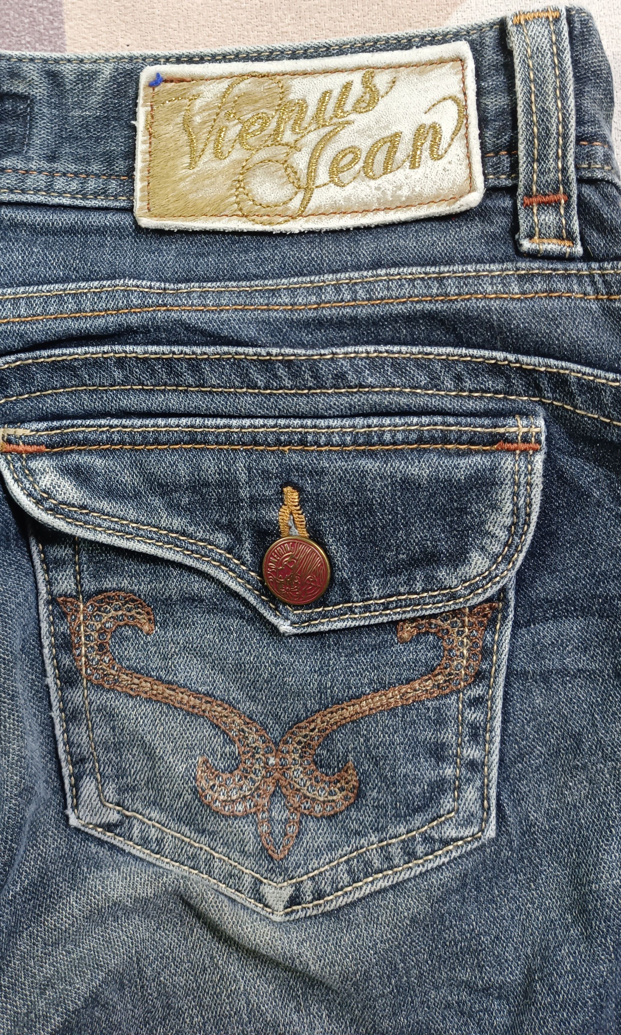 Edwin × If Six Was Nine Vintage🔥 Edwin Something "Vienus" Flare Distresssed Denim Size US 30 / EU 46 - 3 Thumbnail