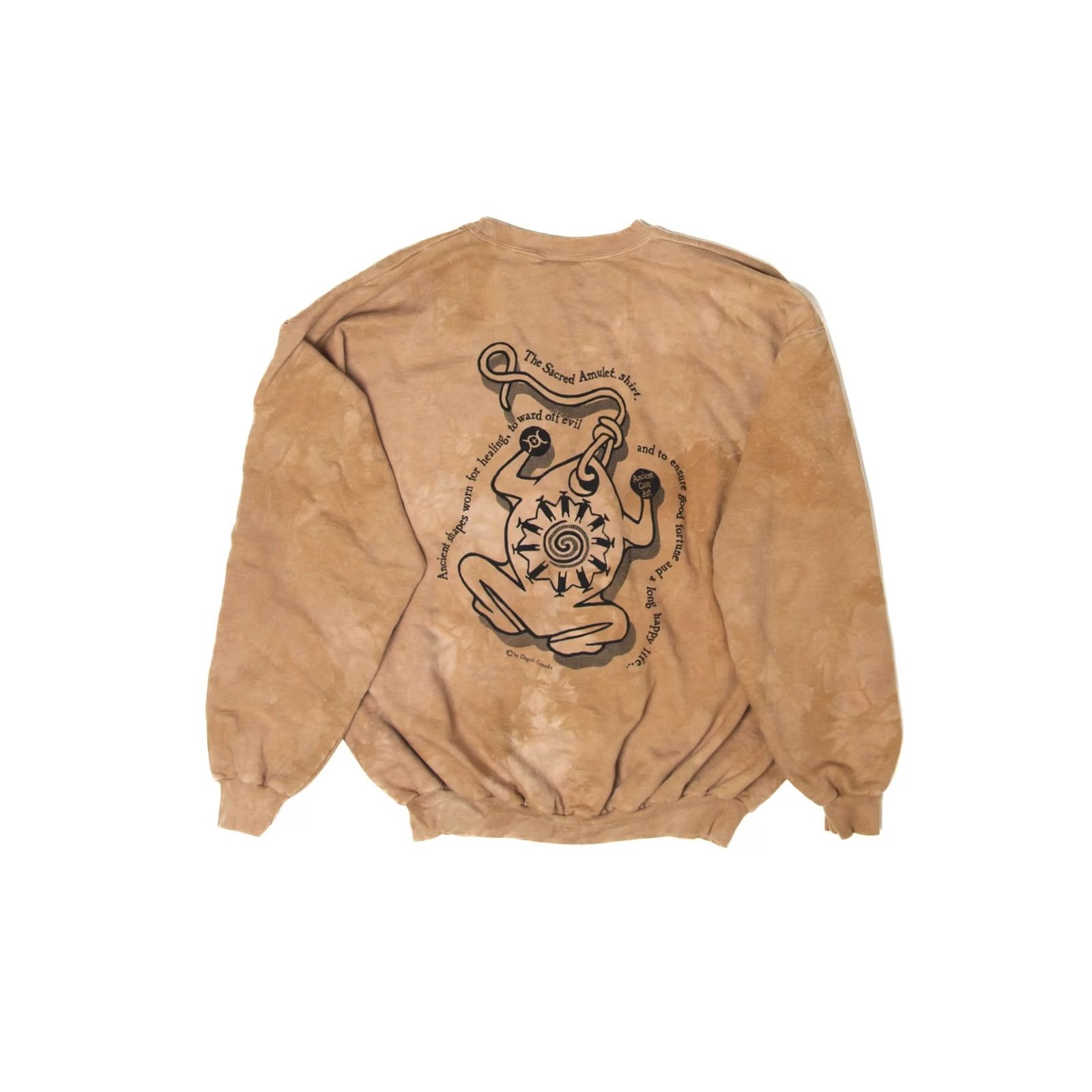 Vintage VINTAGE Dagoli Sweatshirt Large Brown 1990s Cotton Size US L / EU 52-54 / 3 - 2 Thumbnail