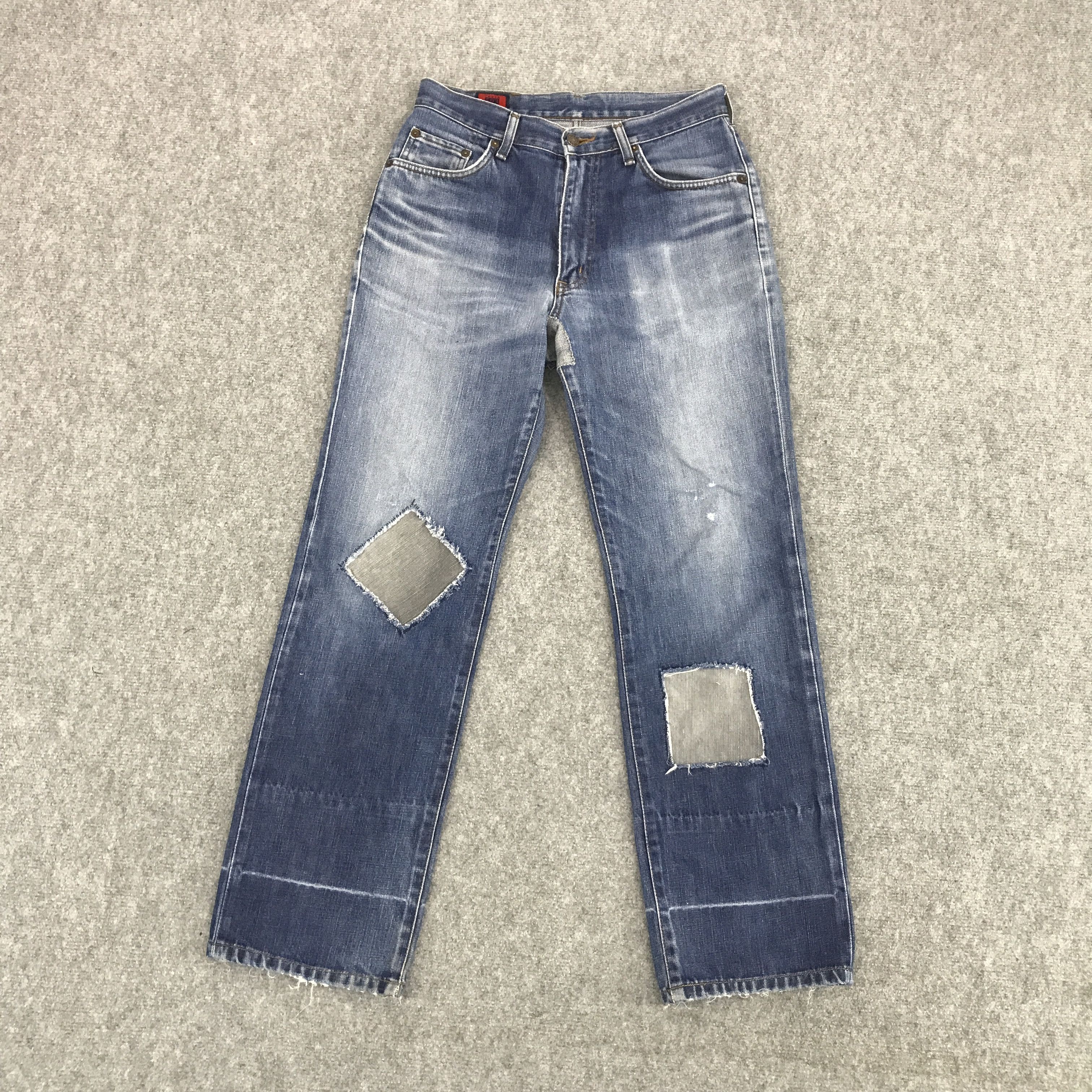 Edwin × Japanese Brand PATCHWORK JAPAN STYLE EDWIN DENIM PANTS Size US 29 - 2 Thumbnail