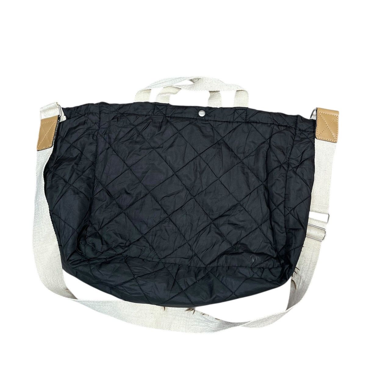 Vintage MOZ Sweden Quilted Nylon Tote Bag Crossbody Shoulder Bag Size ONE SIZE - 3 Thumbnail