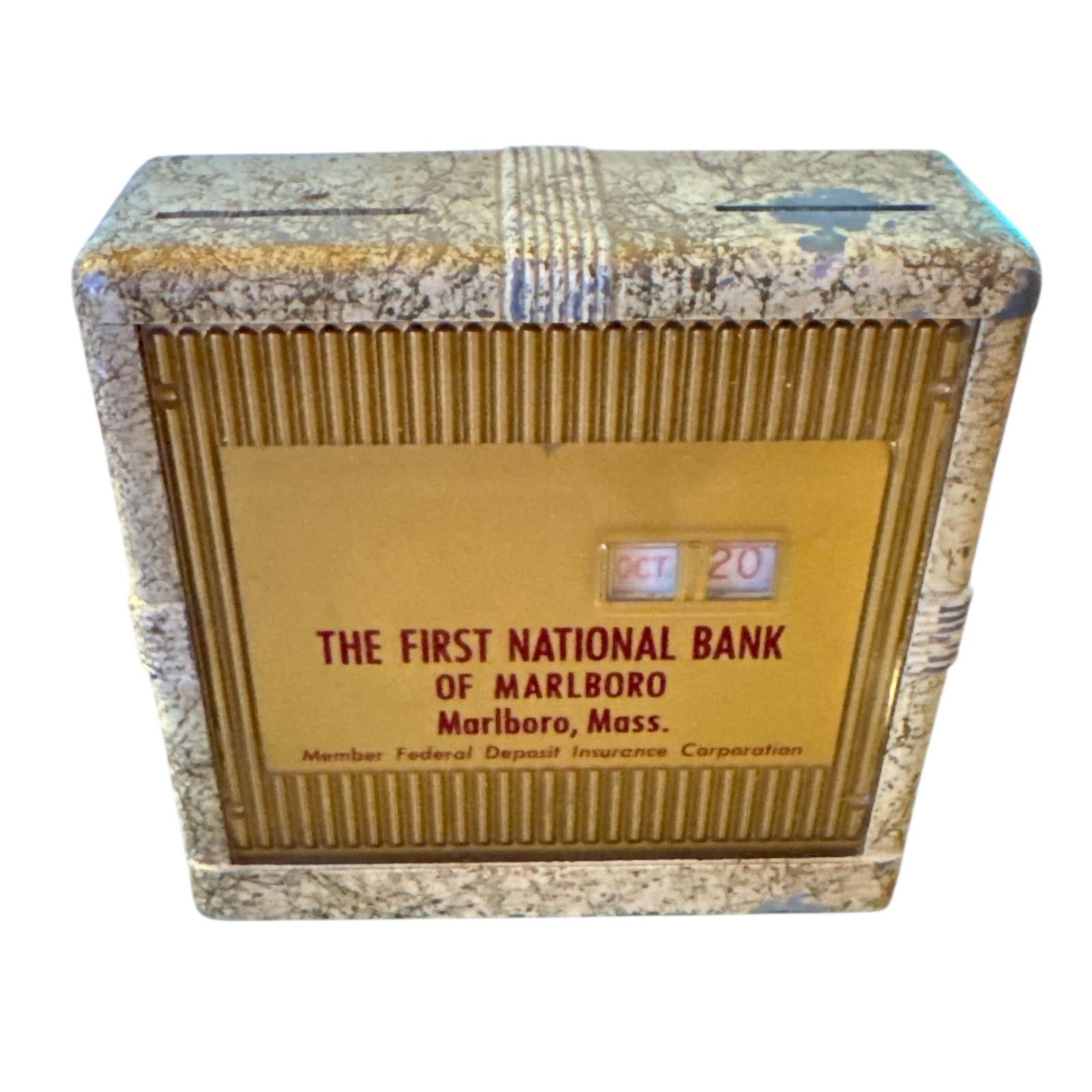 Other Vintage The First National Bank of Marlboro Promotional Bank Size ONE SIZE - 1 Thumbnail