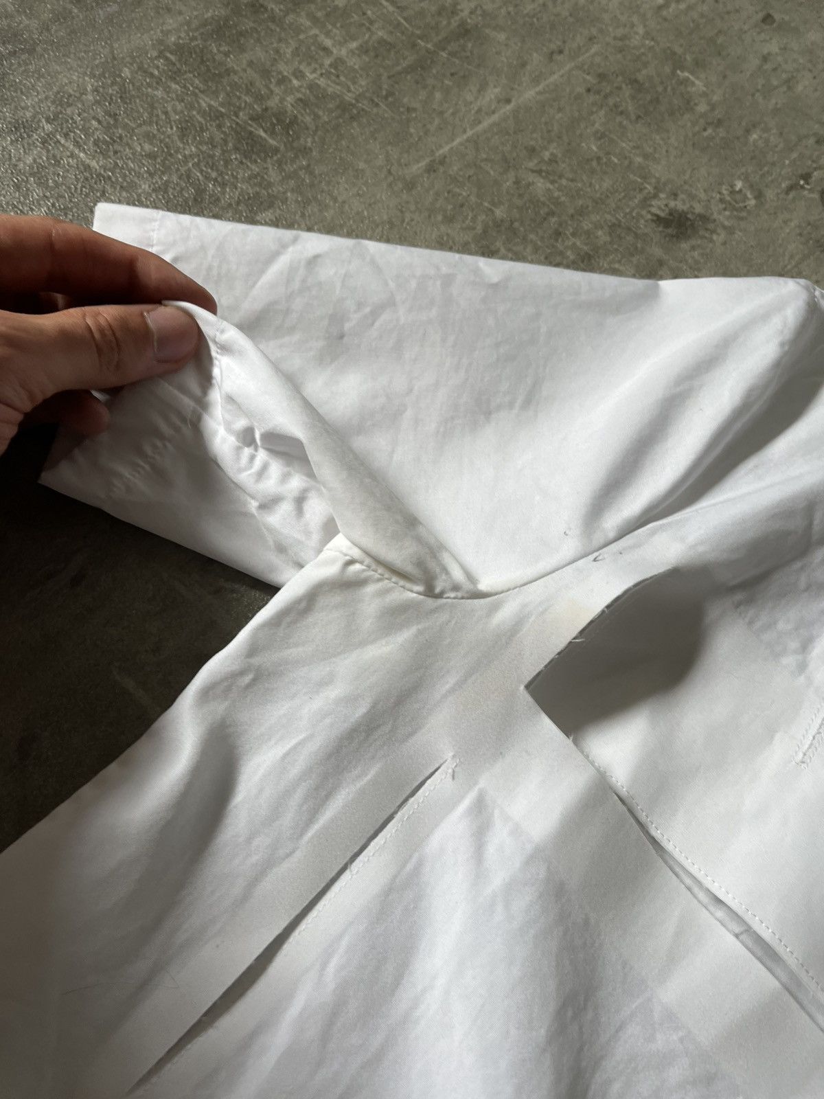 Maison Margiela Maison Margiela S/S 19 white shirt artisanal rare Size US M / EU 48-50 / 2 - 7 Thumbnail