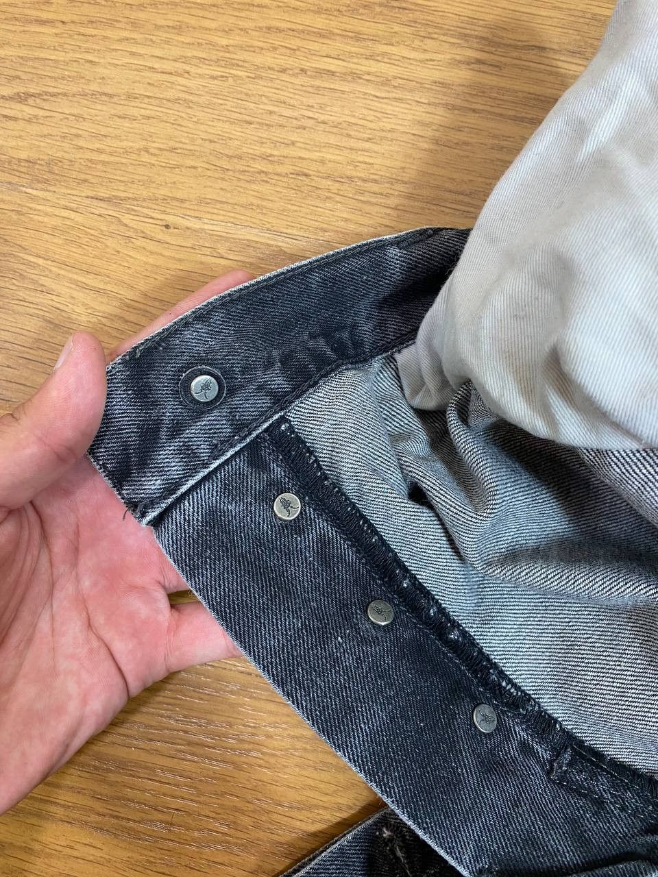 Allsaints × Vintage Allsaints Denim Cigarette Black Jeans Pants Size US 34 / EU 50 - 17 Thumbnail