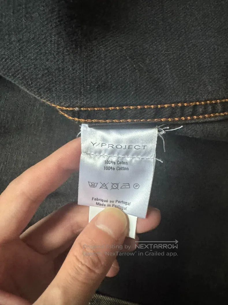 Y/Project Y/Project Size S Paris Tower Patch Denim Jacket Size US S / EU 44-46 / 1 - 3 Thumbnail