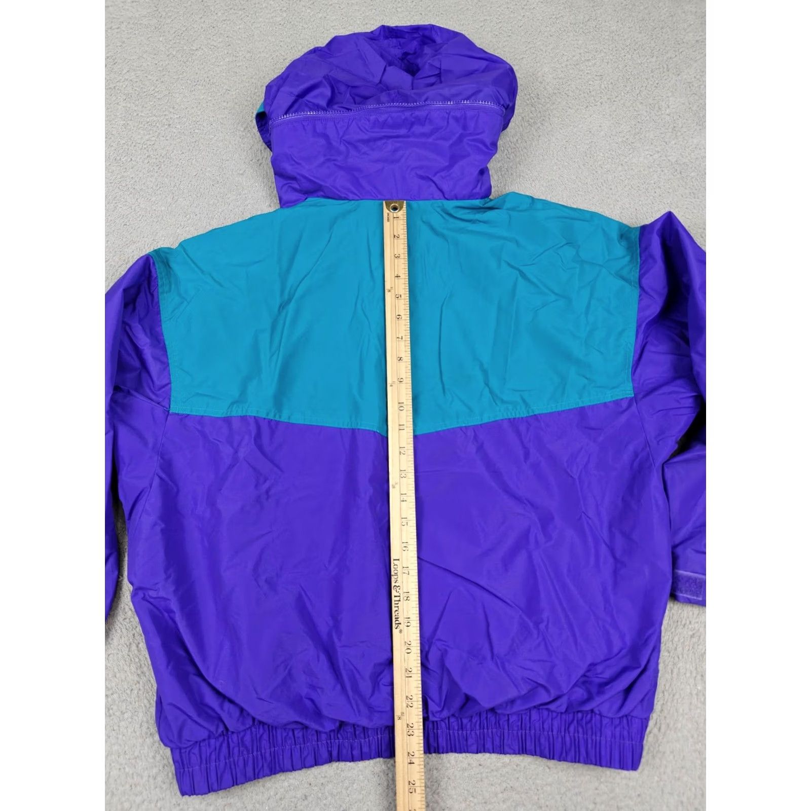 Vintage VINTAGE Columbia Jacket Womens XL Purple Hooded Windbreaker Zipped Pockets 90s Size XL / US 12-14 / IT 48-50 - 5 Thumbnail