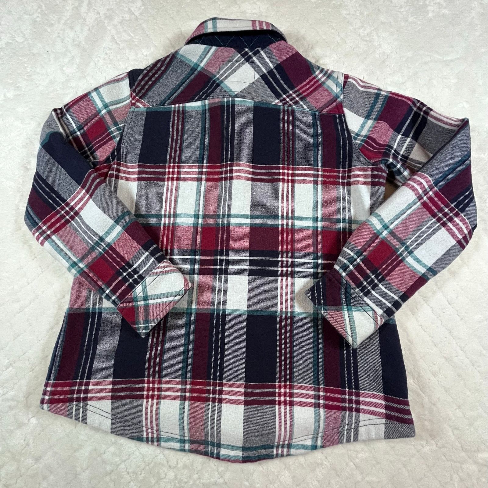 Orvis ORVIS PLAID COTTON FLANNEL FLEECE SHIRT JACKET SNAP BUTTONS Size S / US 4 / IT 40 - 5 Thumbnail