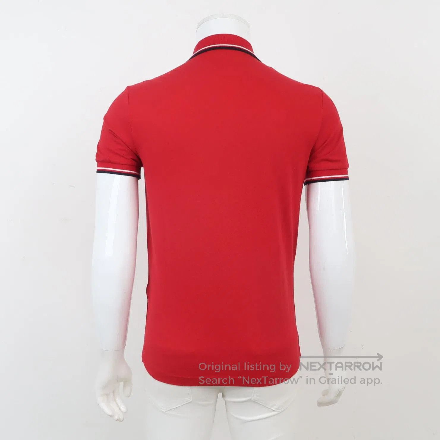 Prada Prada Red Cotton Logo Polo Shirt . Size S / US 4 / IT 40 - 1 Thumbnail