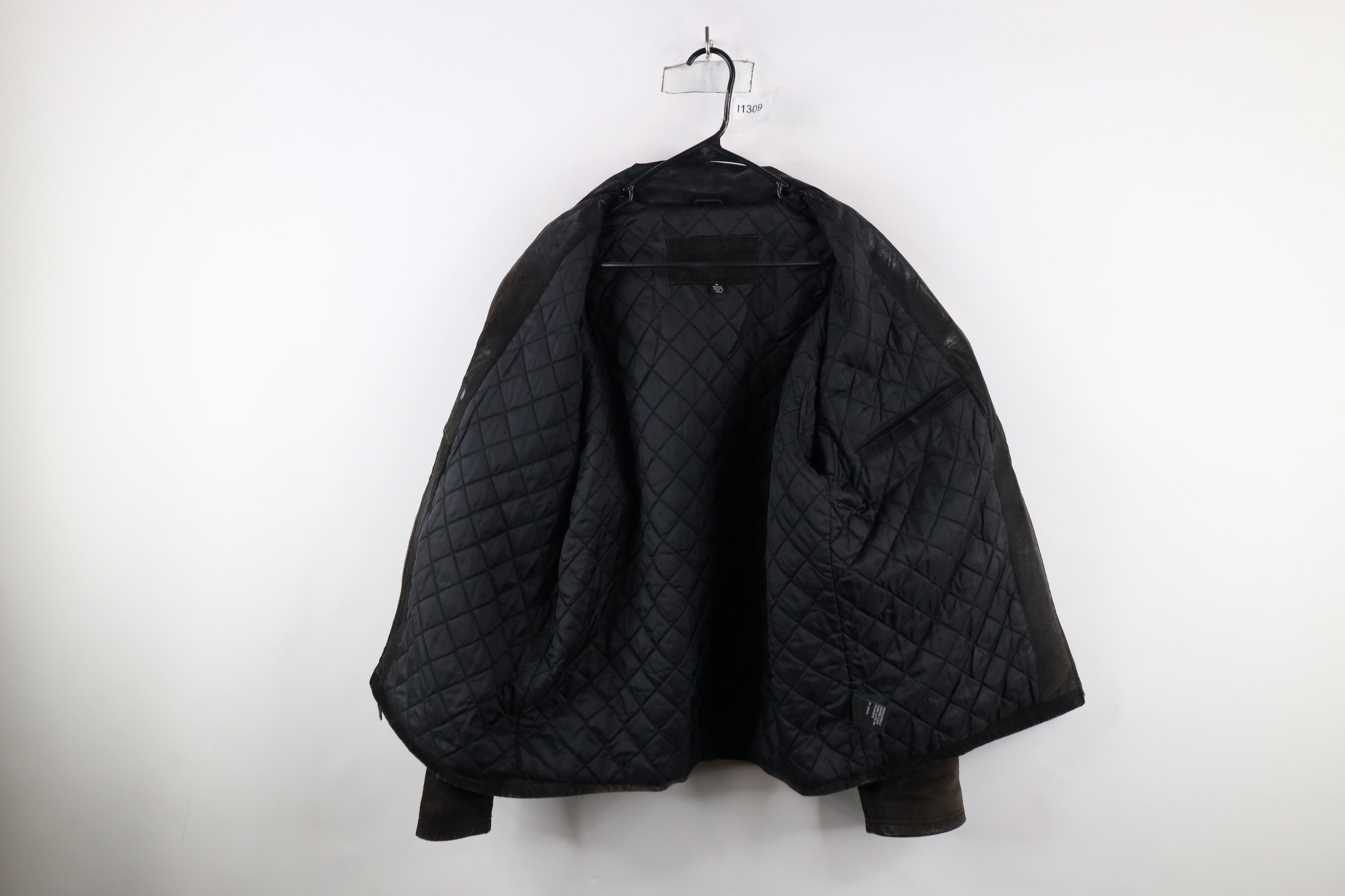 Vintage Vintage 90s Streetwear Suede Leather Buckle Back Jacket Size US M / EU 48-50 / 2 - 10 Thumbnail