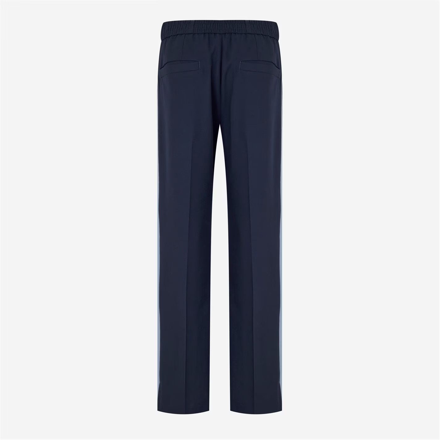 Gucci o1g2r1mq0426 Embroidered Wool Twill Trousers in Blue Size US 32 / EU 48 - 2 Thumbnail