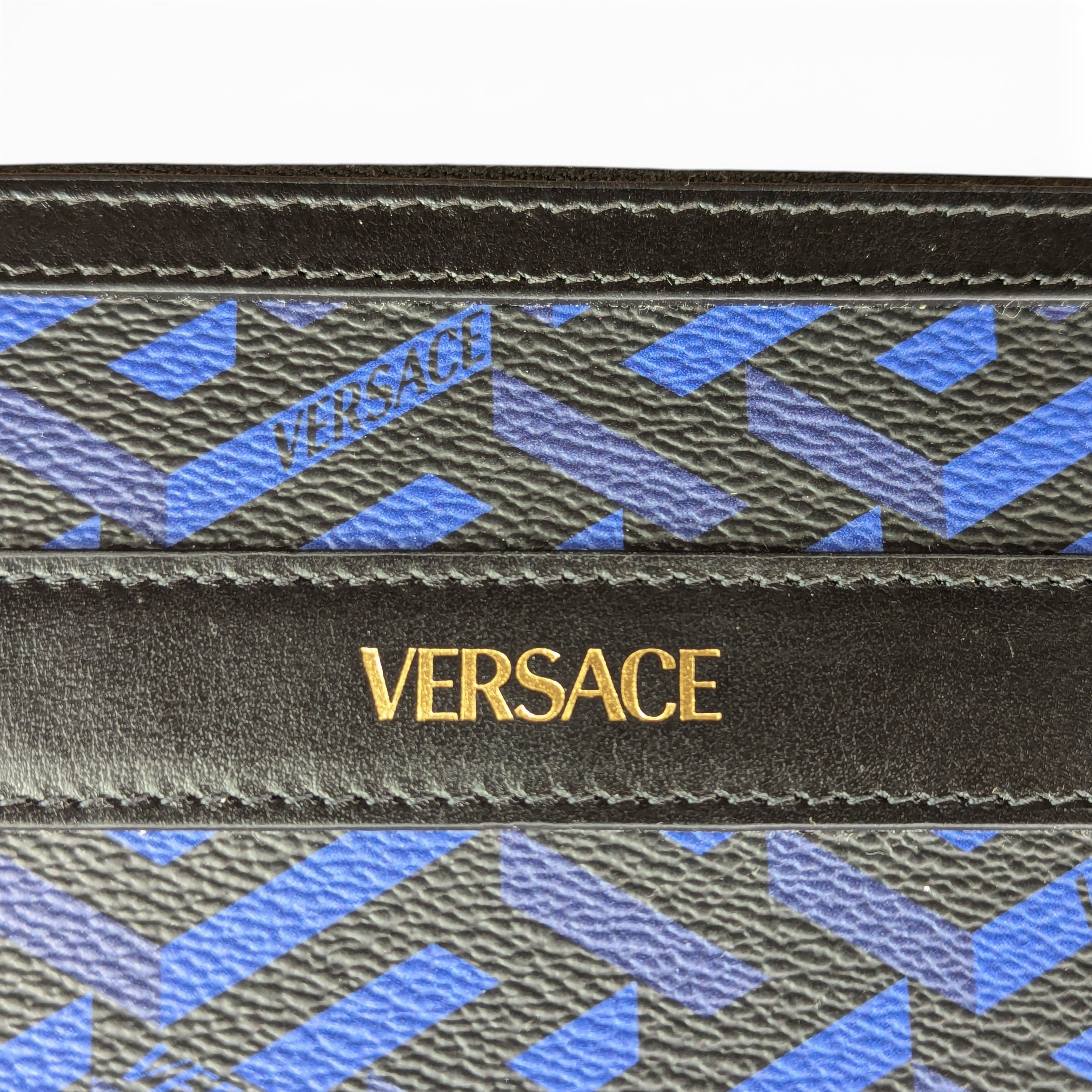 Versace VERSACE LA GRECA Long Leather Wallet Size ONE SIZE - 3 Thumbnail