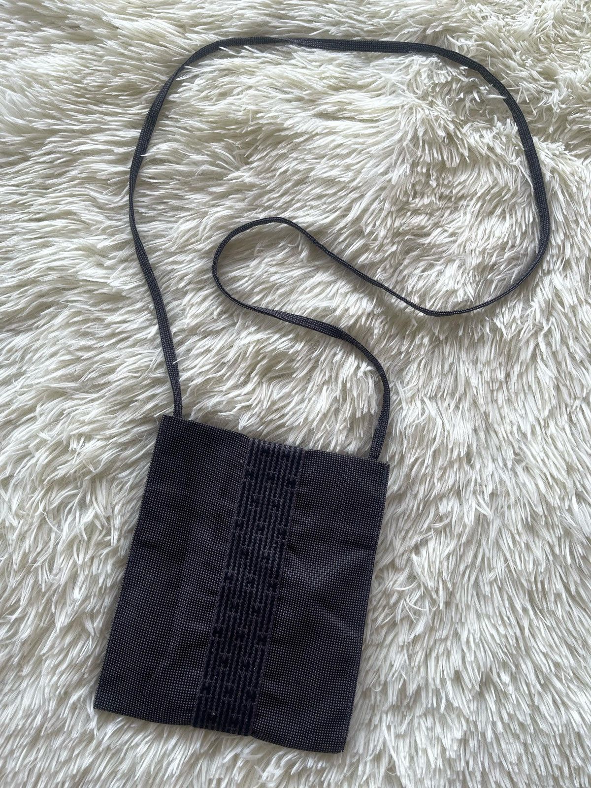 Hermes × Vintage Hermes Toile Herline Pochette Crossbody Bag Size ONE SIZE - 3 Thumbnail