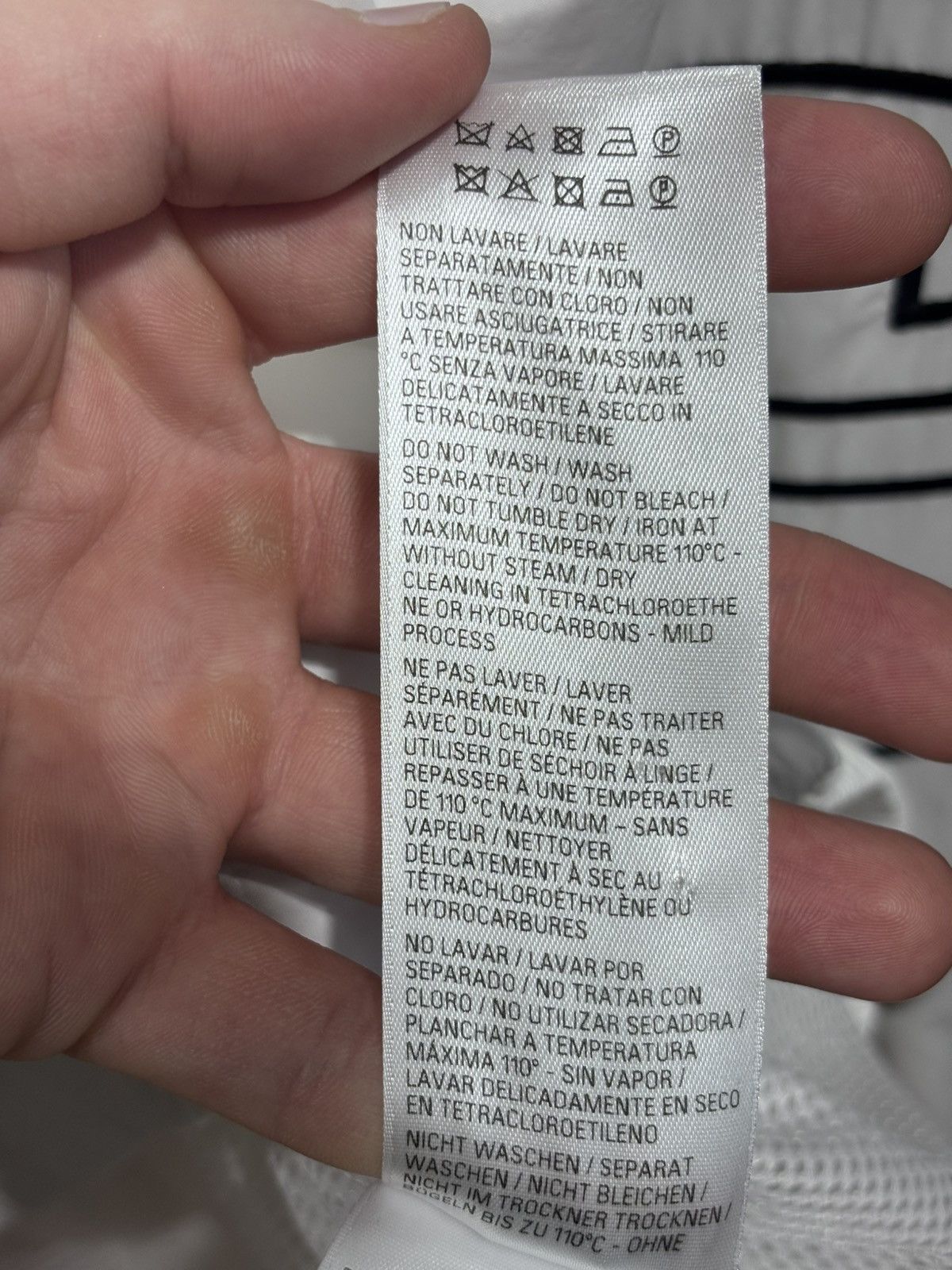 Balenciaga Balenciaga Logo-Embroidered White Jacket Size US XS / EU 42 / 0 - 8 Thumbnail