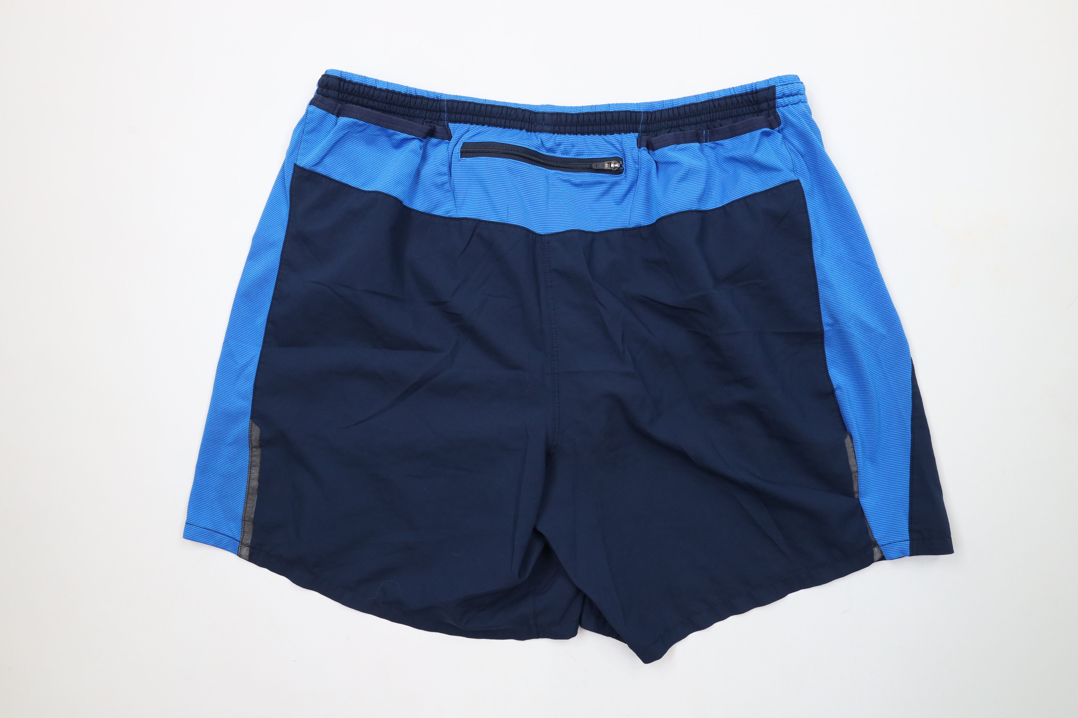 The North Face × Vintage The North Face Spell Out Lined Running Jogging Shorts Blue Size US 34 / EU 50 - 9 Thumbnail