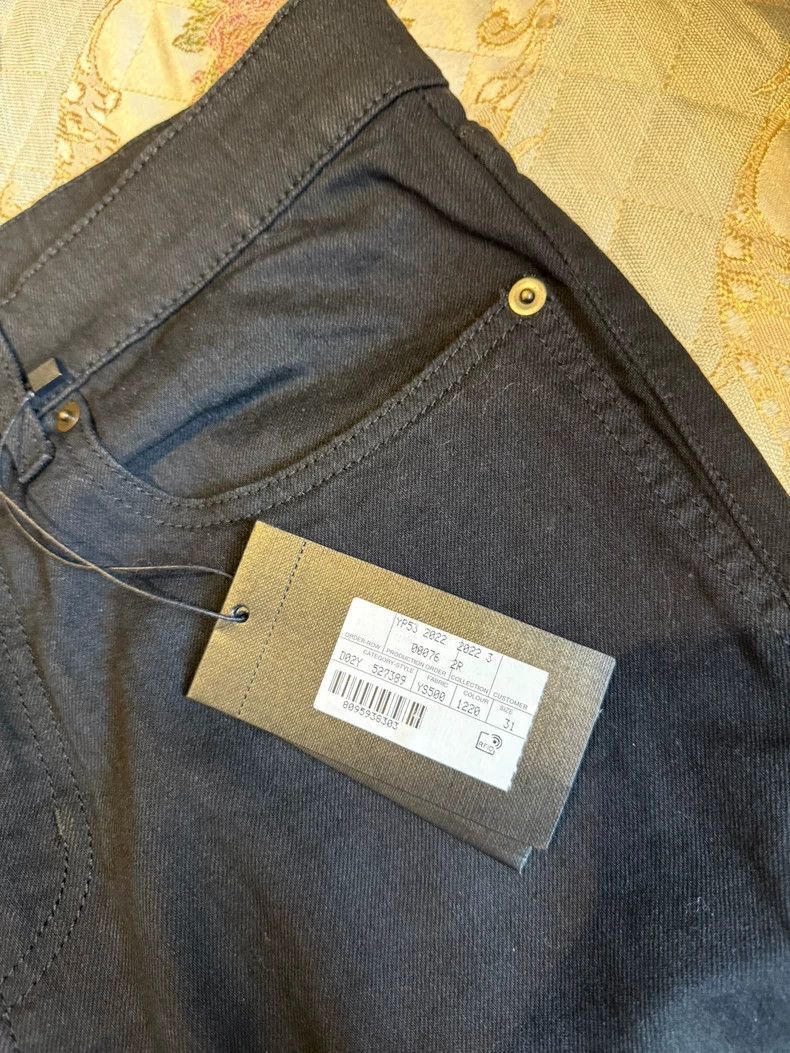 Saint Laurent Paris Black Basic Saint Laurent Denim Pants-2505 Size US 31 - 2 Thumbnail