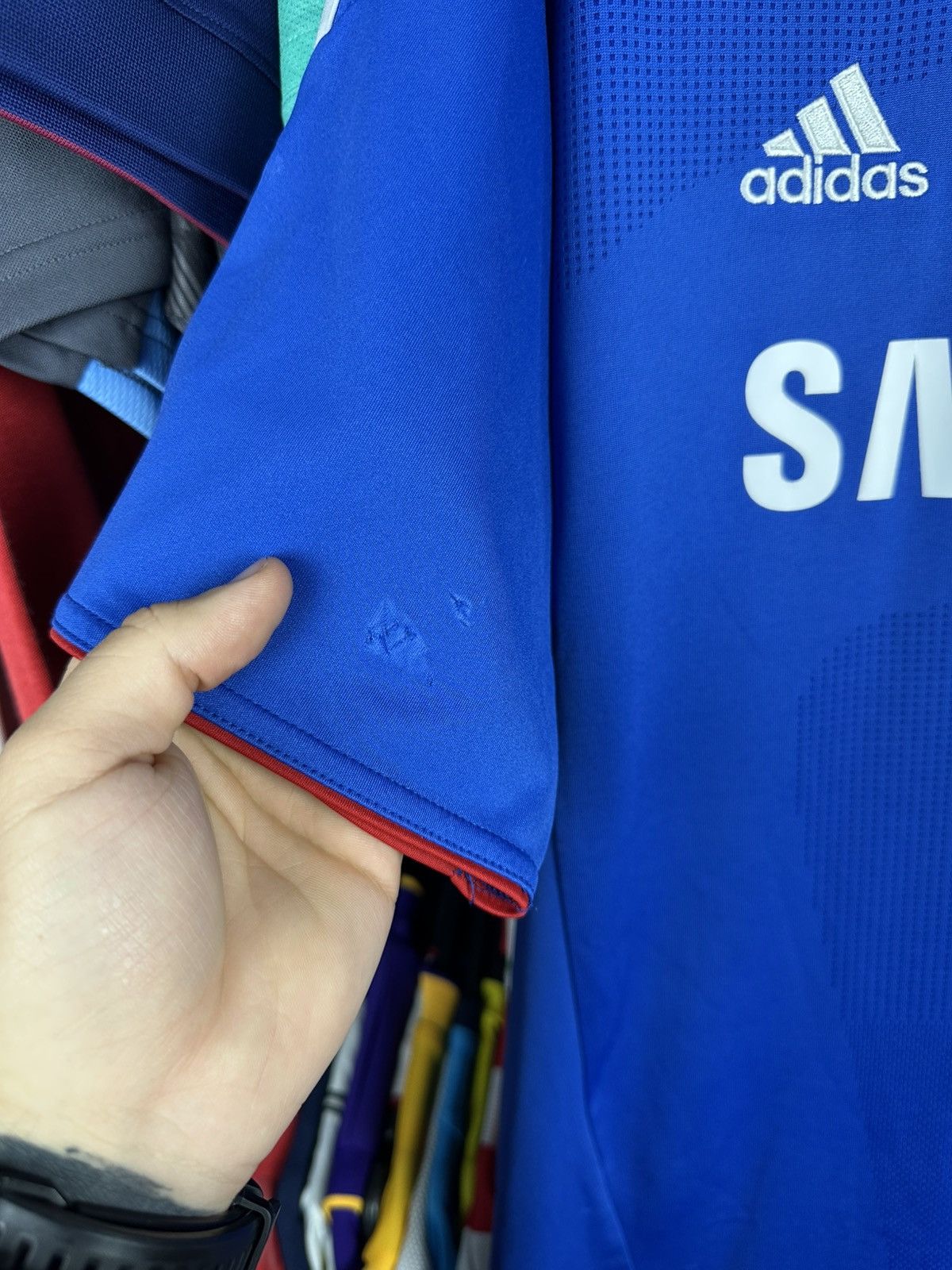 Adidas CHELSEA 2010 2011 HOME SHIRT FOOTBALL SOCCER JERSEY ADIDAS Size US XL / EU 56 / 4 - 2 Thumbnail