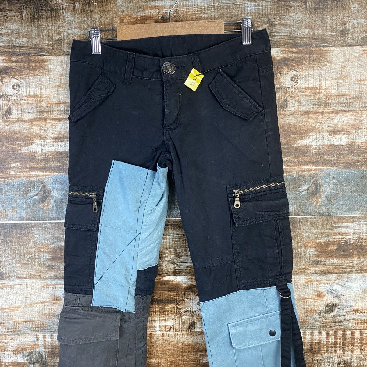 Japanese Brand DL Grazie Black Cargo Multipocket Pants #C926 Size US 26 / EU 42 - 4 Thumbnail