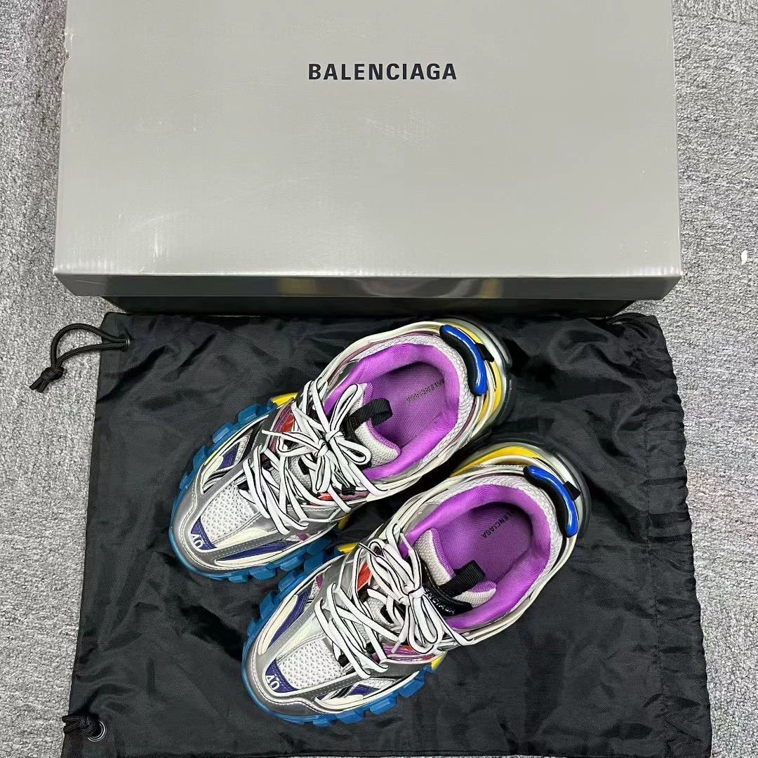 Balenciaga balenciaga colorful track low-top dad shoes Size US 8.5 / EU 41-42 - 1 Thumbnail