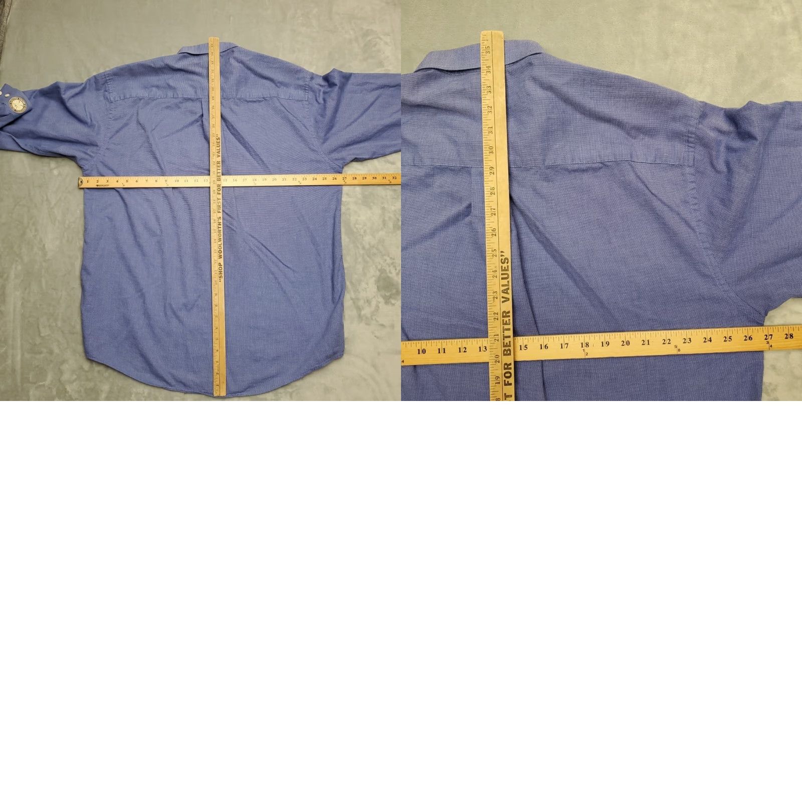 Cutter & Buck Cutter & Buck Shirt Mens 2XL Blue Oxford PGA Golf Button Down Long Sleeve Size US XXL / EU 58 / 5 - 8 Thumbnail