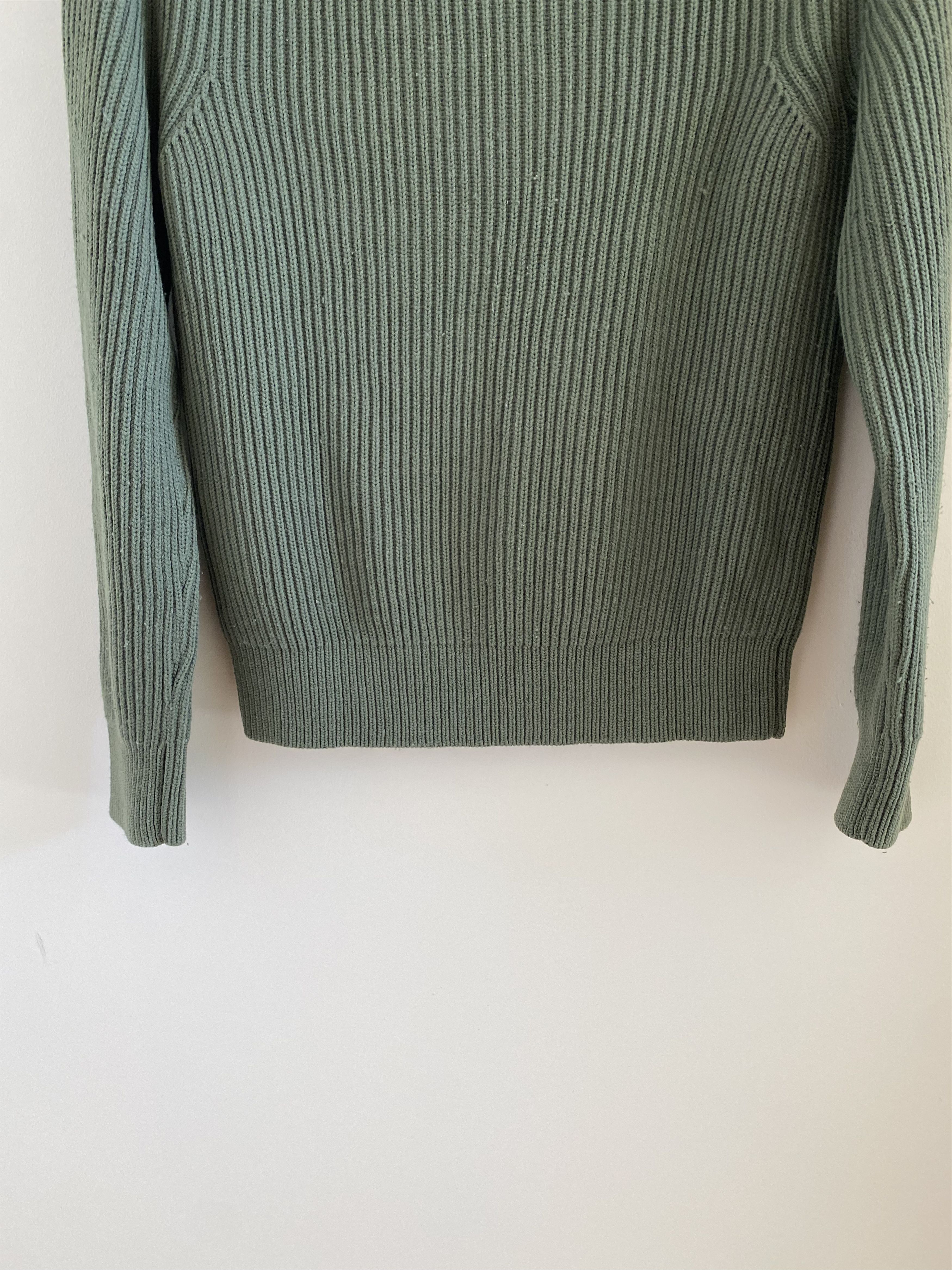 Auralee Auralee Knit Green Sweater Size S / US 4 / IT 40 - 8 Thumbnail