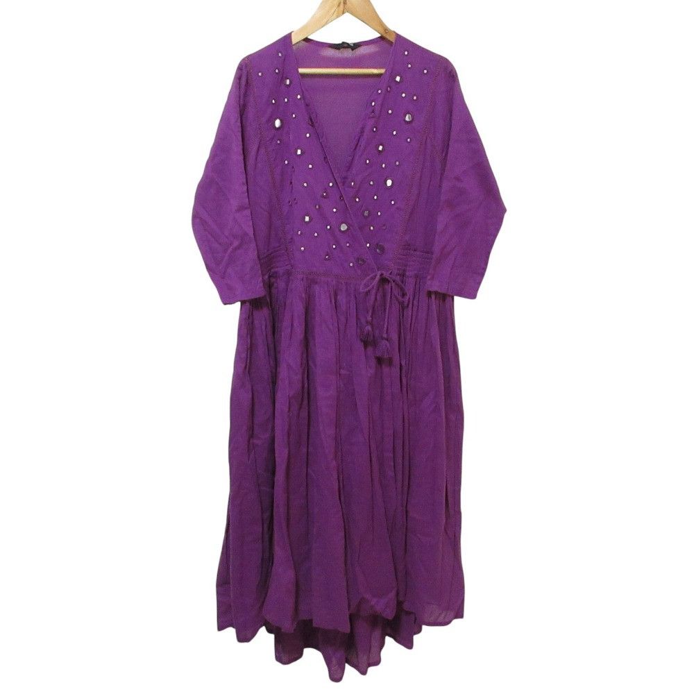 Other Other Velnica Mirror Embellished Long Dress Textile Dresses DUTY FREE for USA Size ONE SIZE - 1 Thumbnail