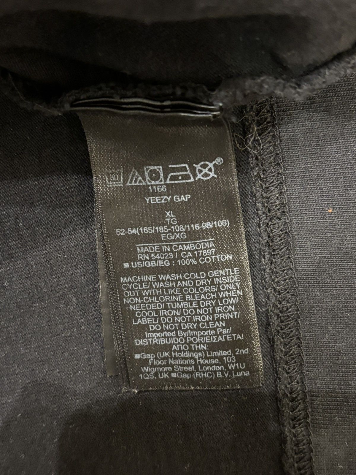 Gap × Yeezy YZY Gap Dove Tee Size US XL / EU 56 / 4 - 4 Thumbnail