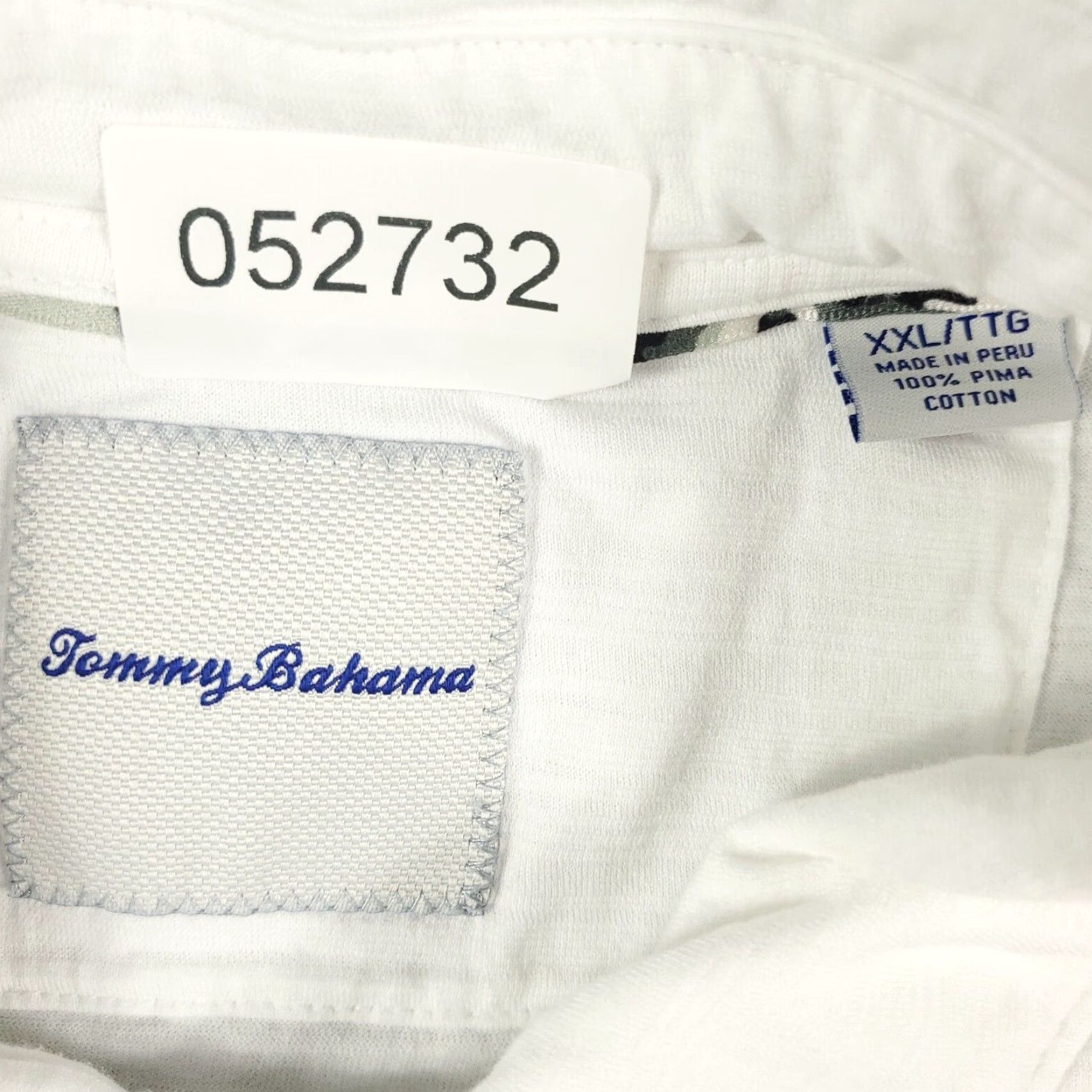 Tommy Bahama Tommy Bahama Polo Shirt Mens Size 2XL White Short Sleeve Cotton Blend Classic Casual Polo Mens 2XL White Polo Shirt Size US XXL / EU 58 / 5 - 6 Thumbnail