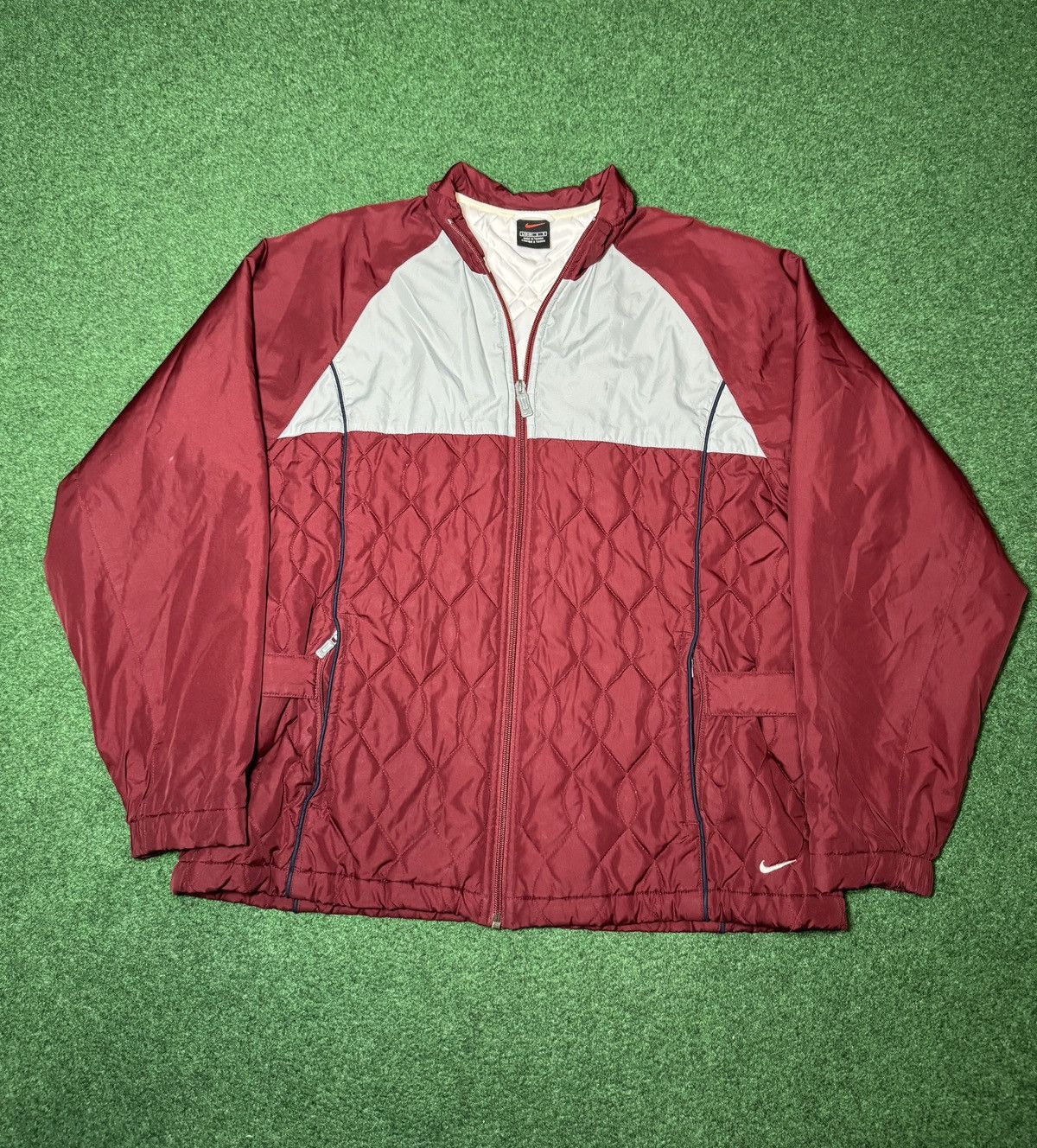 Nike Vintage Nike Lightweight Full Zip Puffer Medium 90s Jacket Size M / US 6-8 / IT 42-44 - 1 Thumbnail