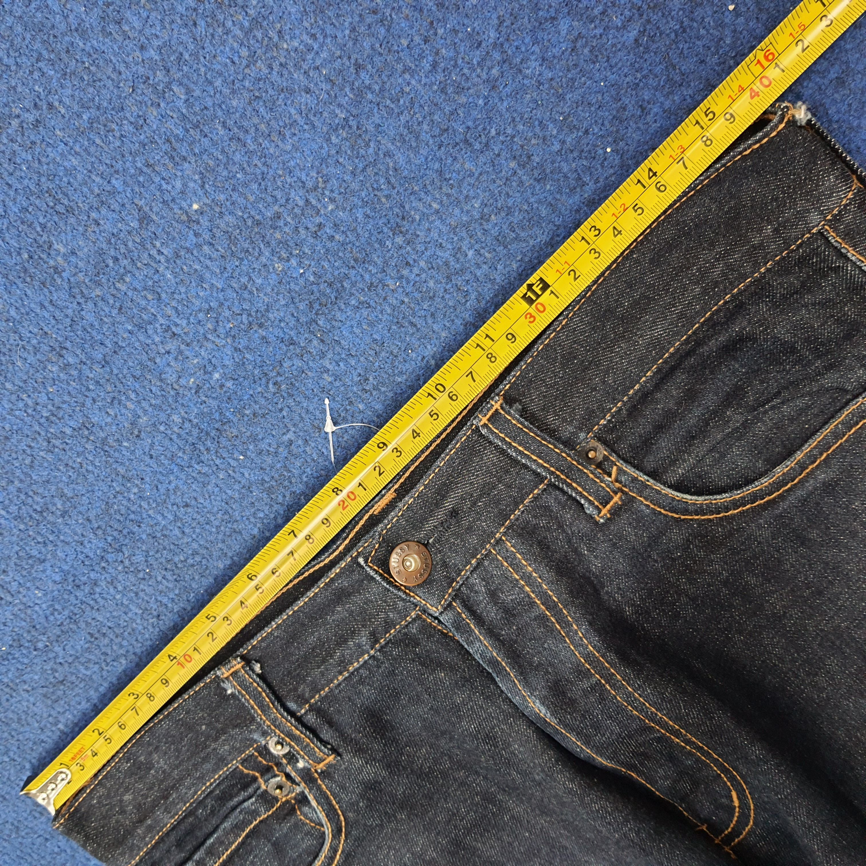 Stussy Vintage Stussy Rough Rugger Denim Custom Logo Jeans C272N25 Size US 30 / EU 46 - 16 Thumbnail