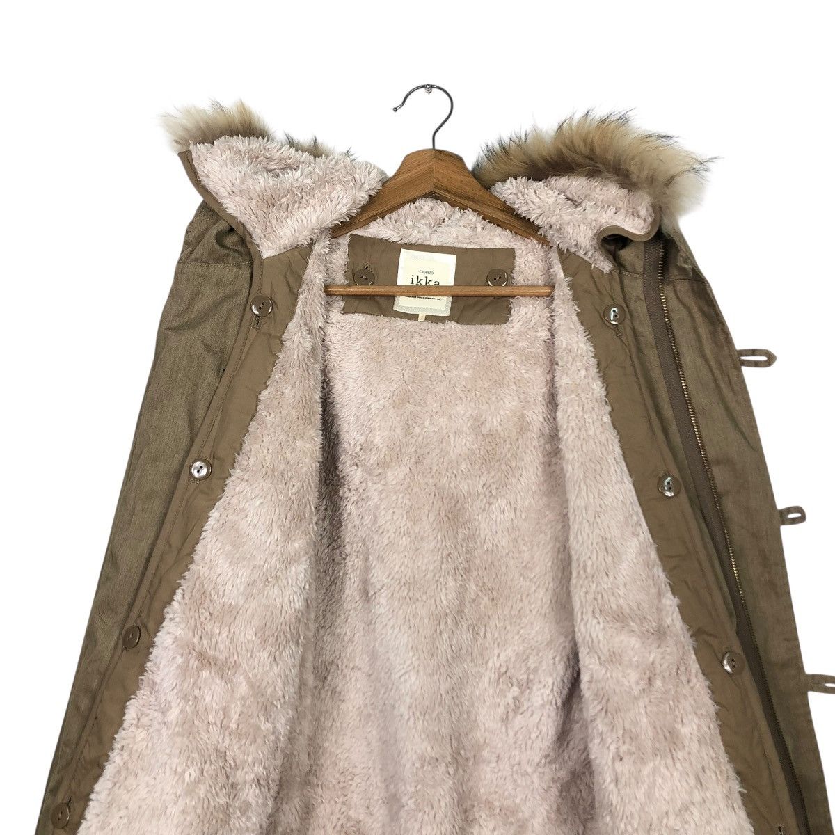 Japanese Brand 🔥VINTAGE PARKA JACKET MINK FUR HOODIE IKKA ISSEY MIYAKE Size US M / EU 48-50 / 2 - 17 Thumbnail