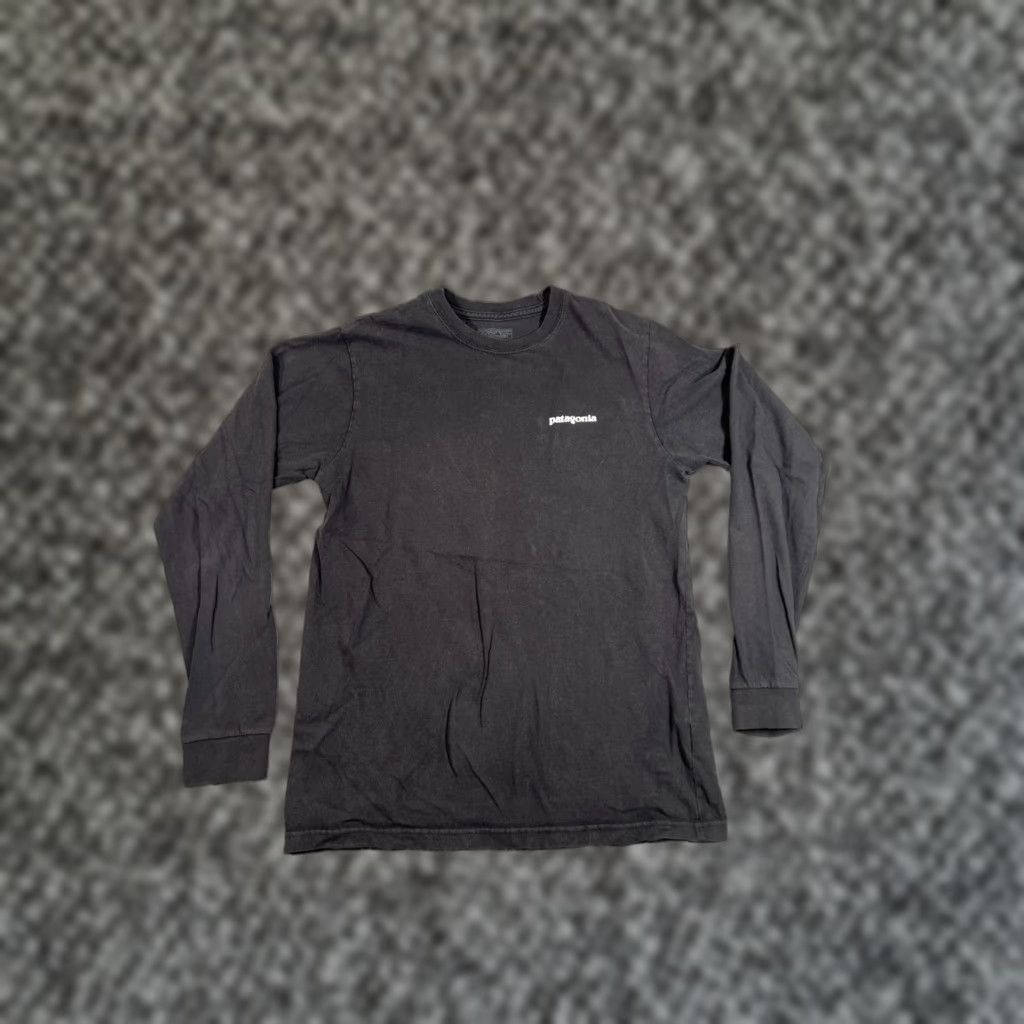 Patagonia Patagonia Mens XS Black Shirt Long Sleeve Organic Cotton Double-Sided T-Shirt 38933 Size US XS / EU 42 / 0 - 1 Thumbnail