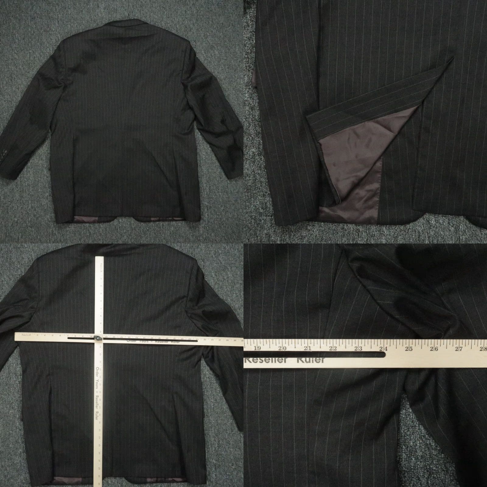 Brooks Brothers Brooks Brothers Blazer Mens 48R Gray Madison Fit Wool 2P Stripe Vintage N/A Mens Size 48R - 8 Thumbnail